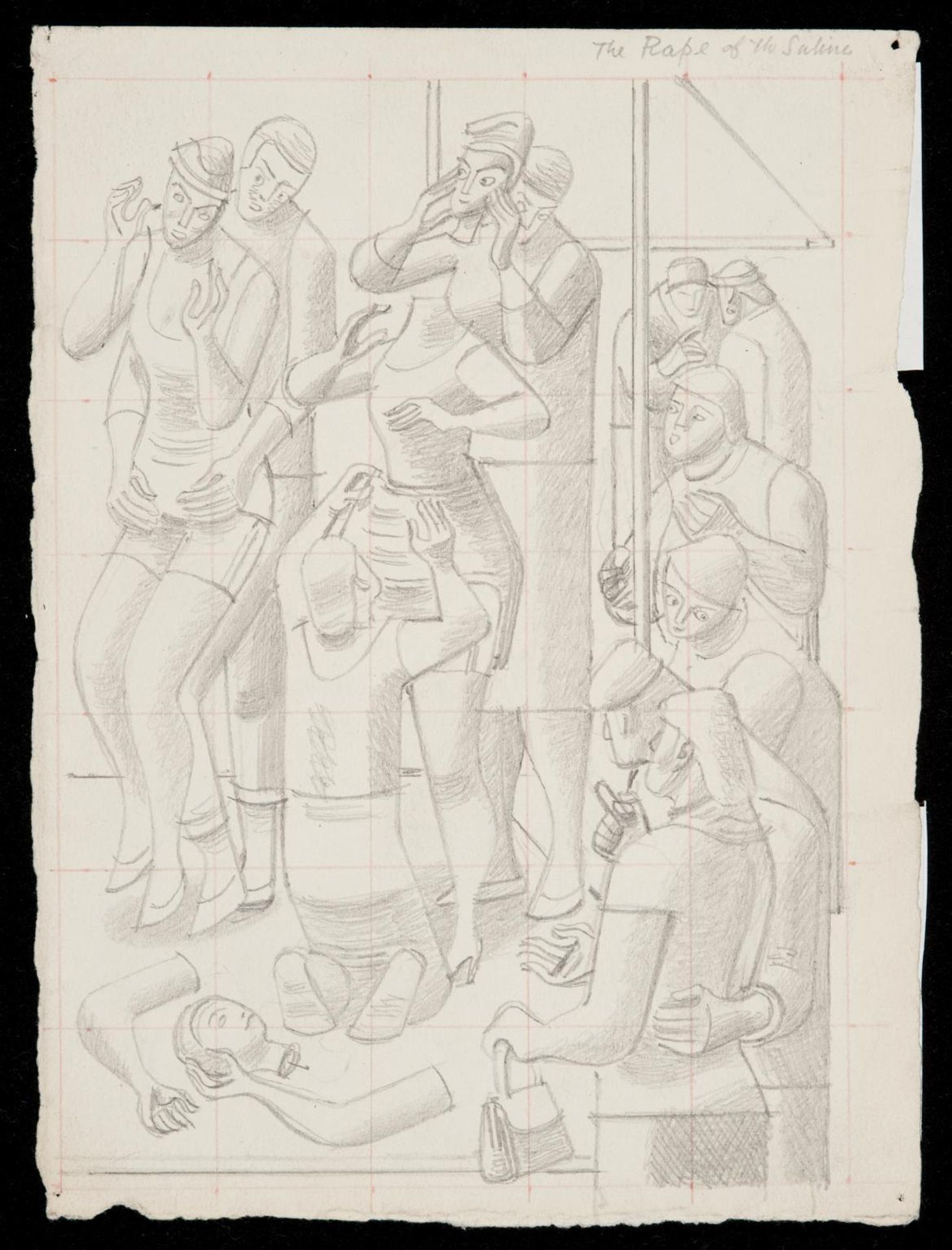 Study for ‘Window Dressing’ by  William Roberts