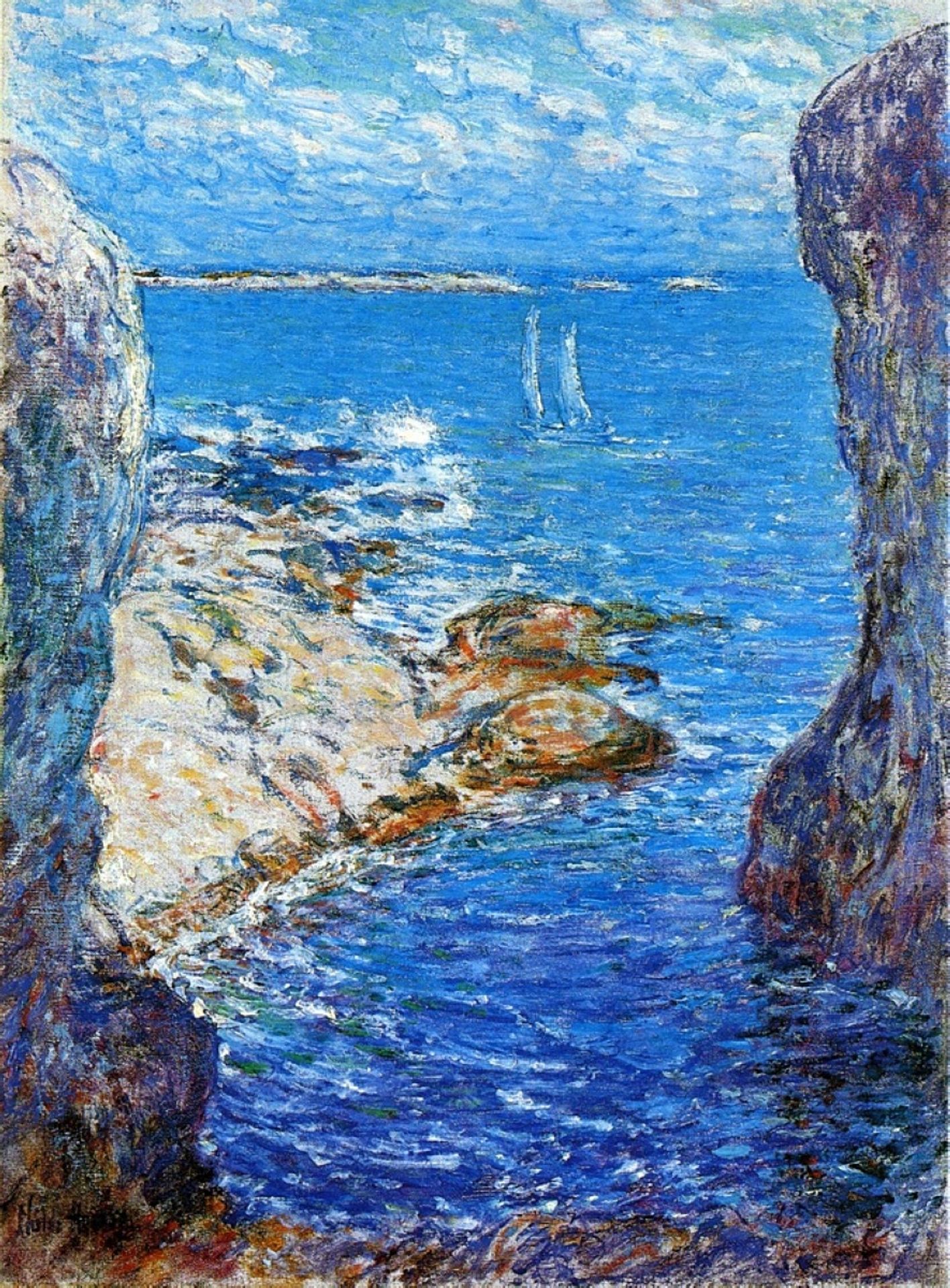 An Isles of Shoals Day by Childe Hassam