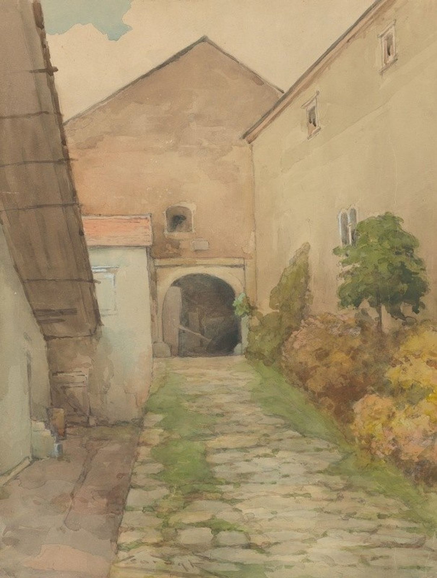 Starý dvor by Ľudovít Čordák