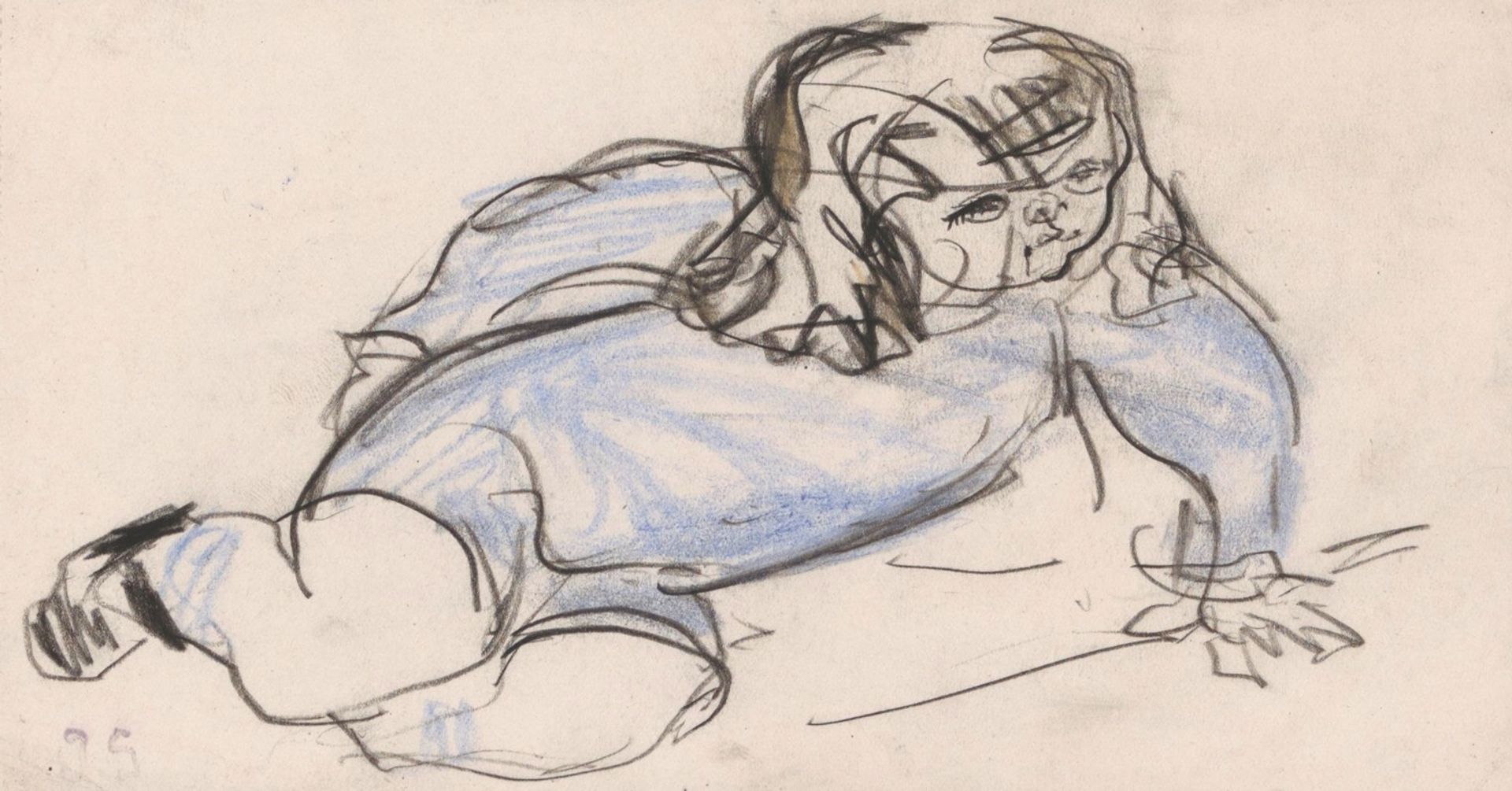 Lying on the Side by Jules Schmalzigaug