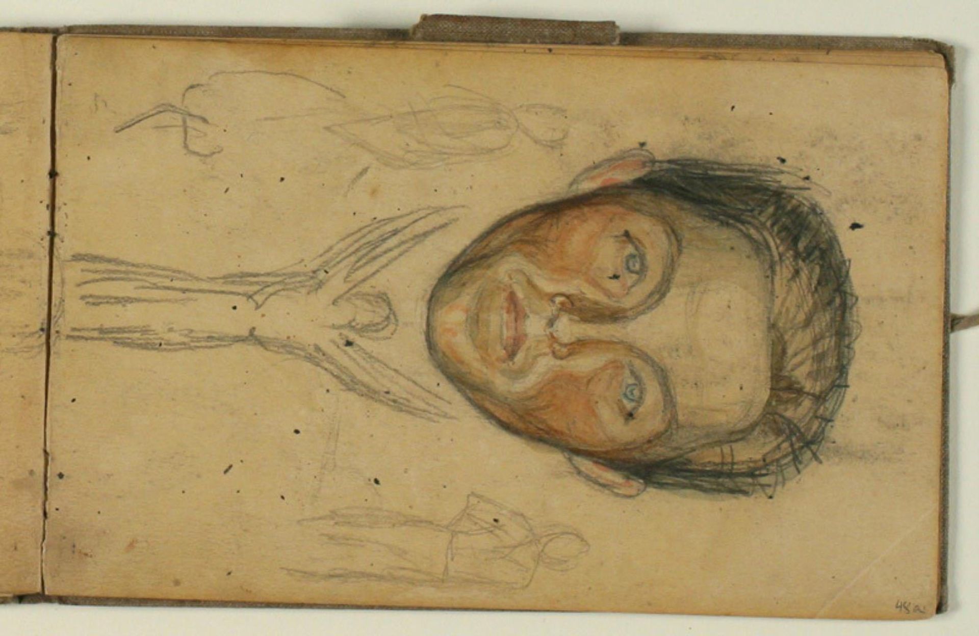 Figurskitser og portrætstudie by Niels Larsen Stevns
