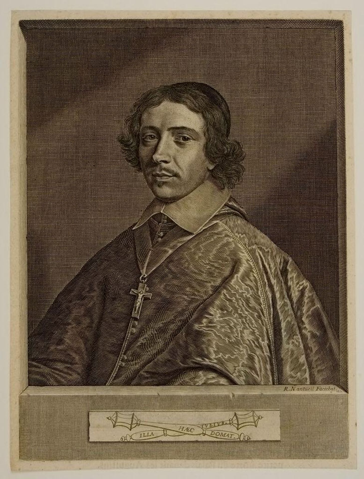 Jean-FranÃ§ois-Paul de Gondy, Cardinal de Retz by Robert Nanteuil