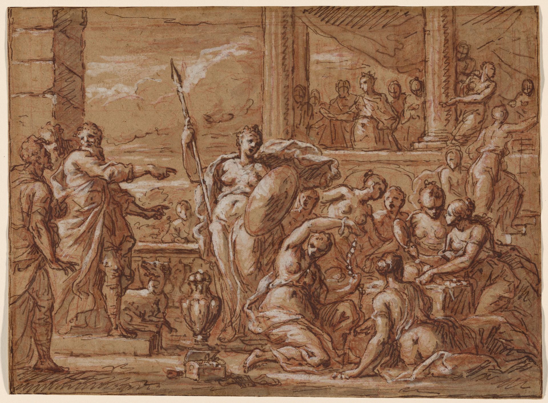 The Discovery of Achilles among the Daughters of Lycomedes by Sir James Thornhill