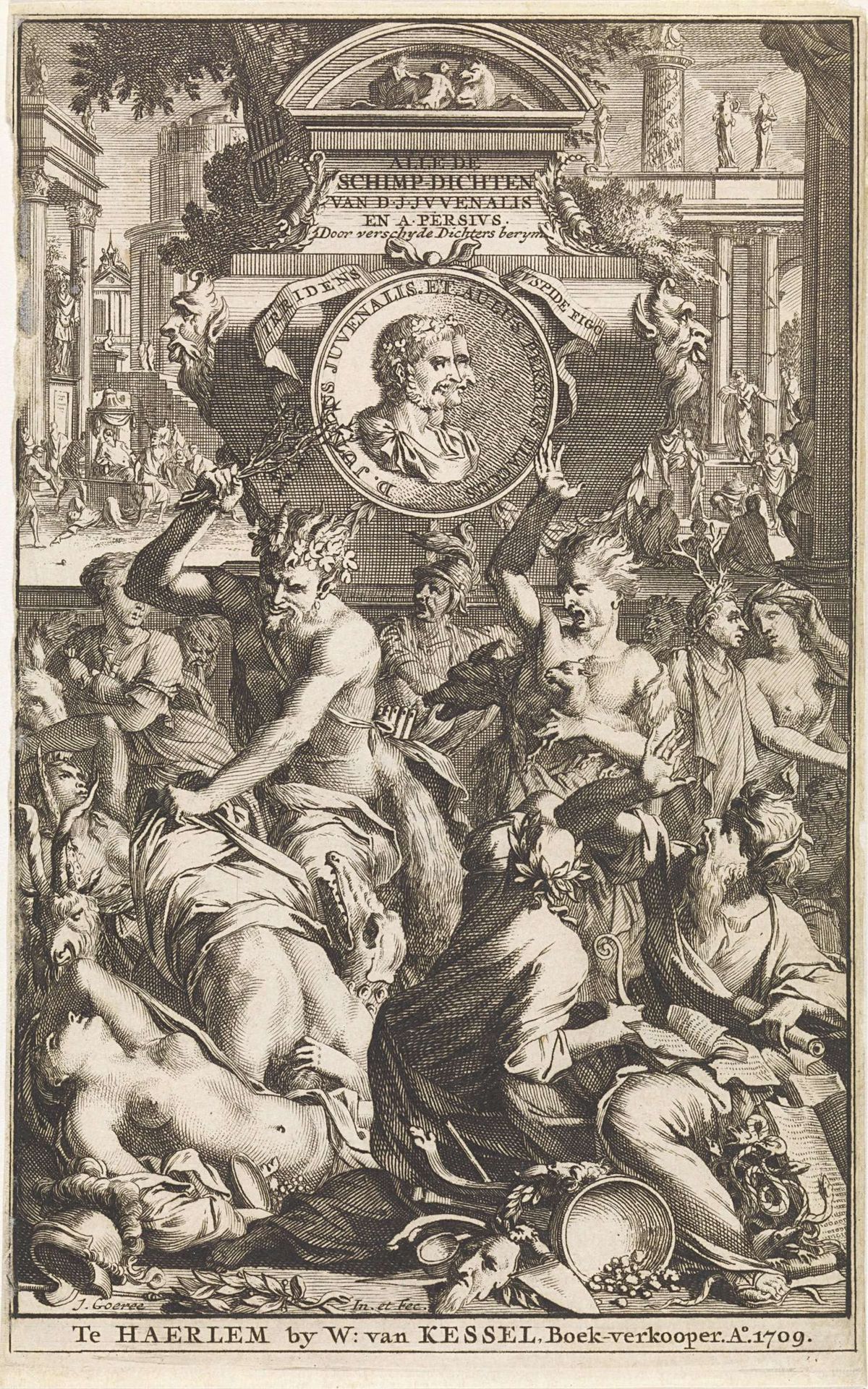 Romeins bacchanaal by Jan Goeree
