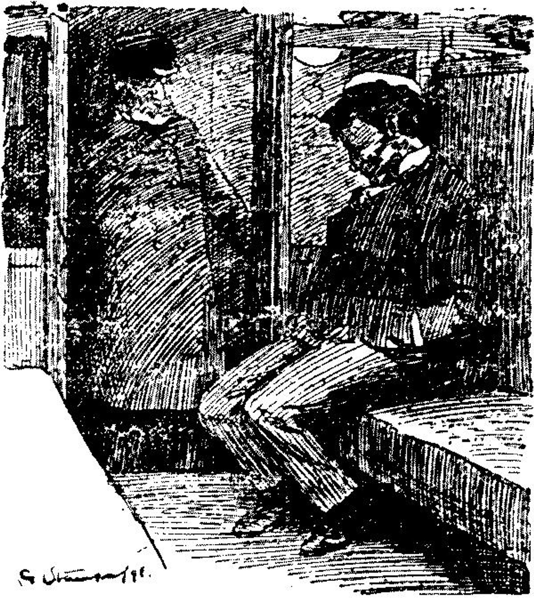 AFTER AN EASTERTIDE FESTIVITY—ON THE INNER CIRCLE by John Leech