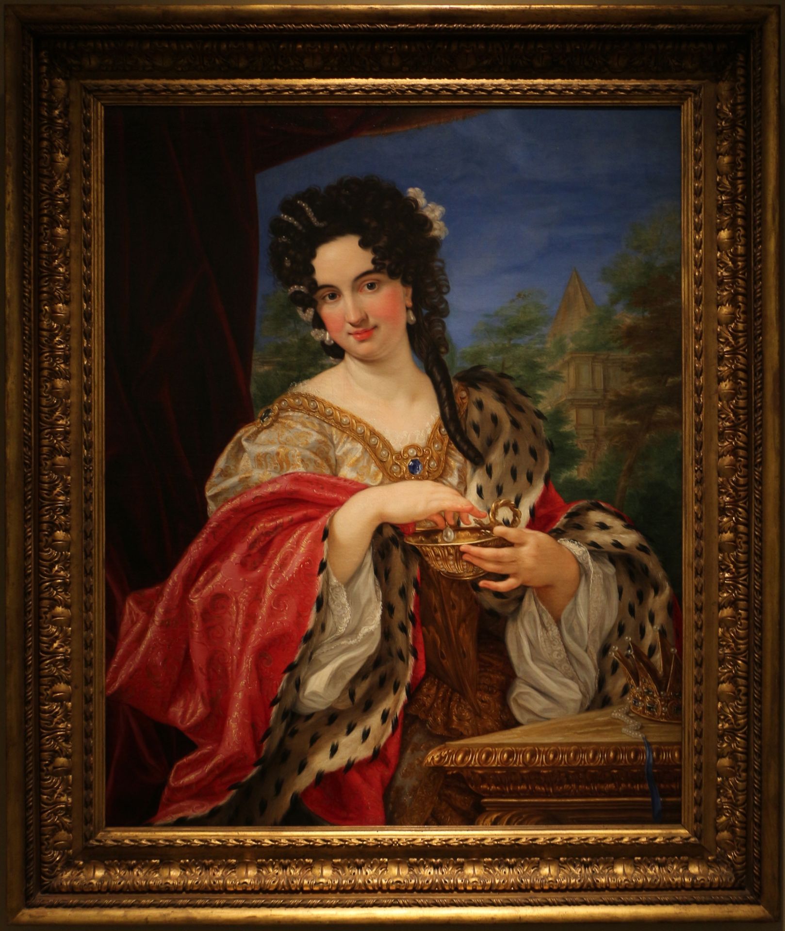 Portrait of Giulia Massimo as Cleopatra by Giovanni Battista Gaulli