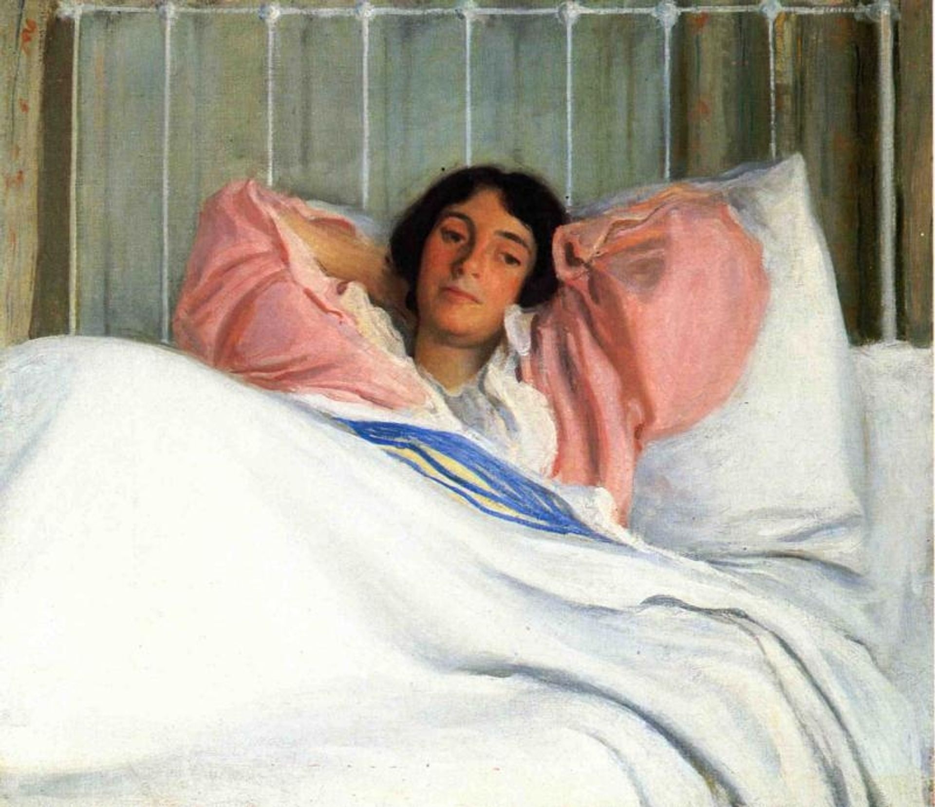 Portrait of the Artist's Wive Edity by Joseph DeCamp