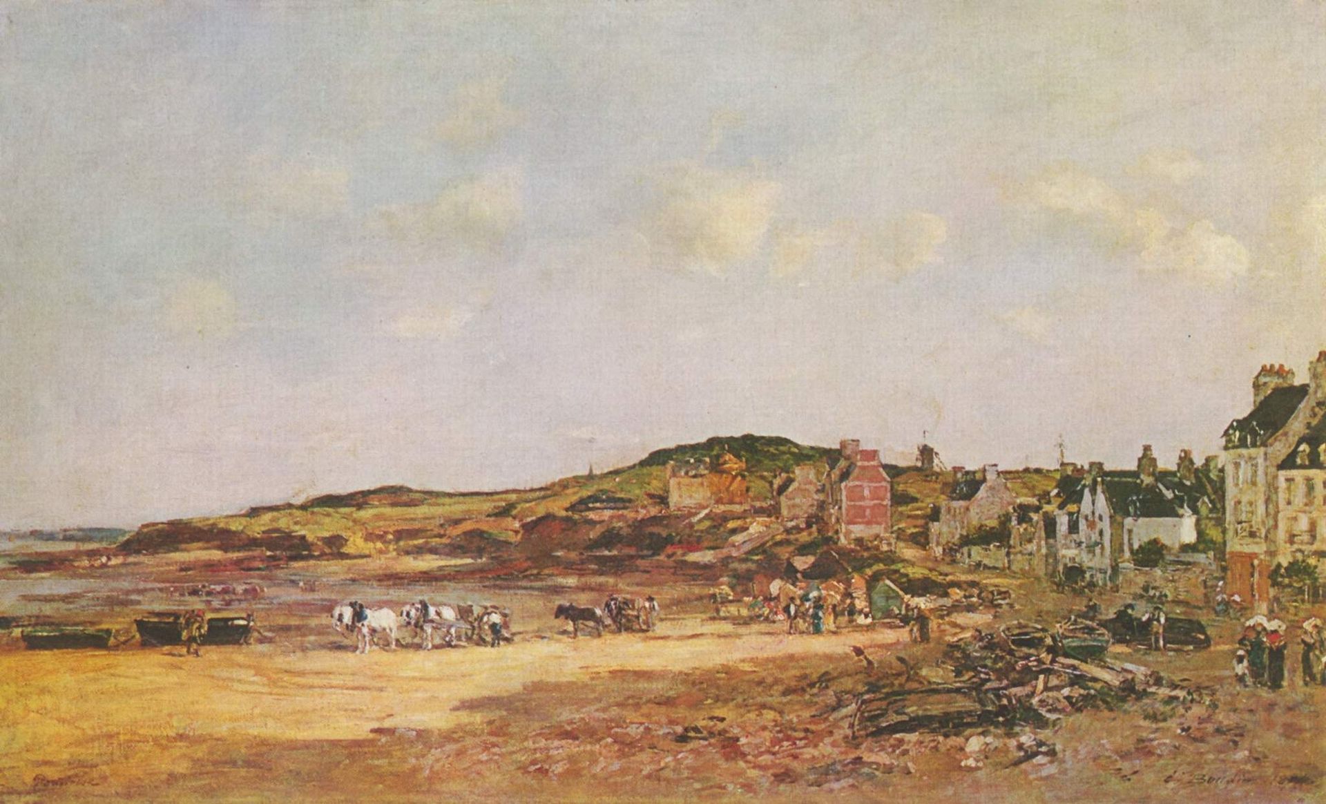 Portrieux by Eugène Boudin