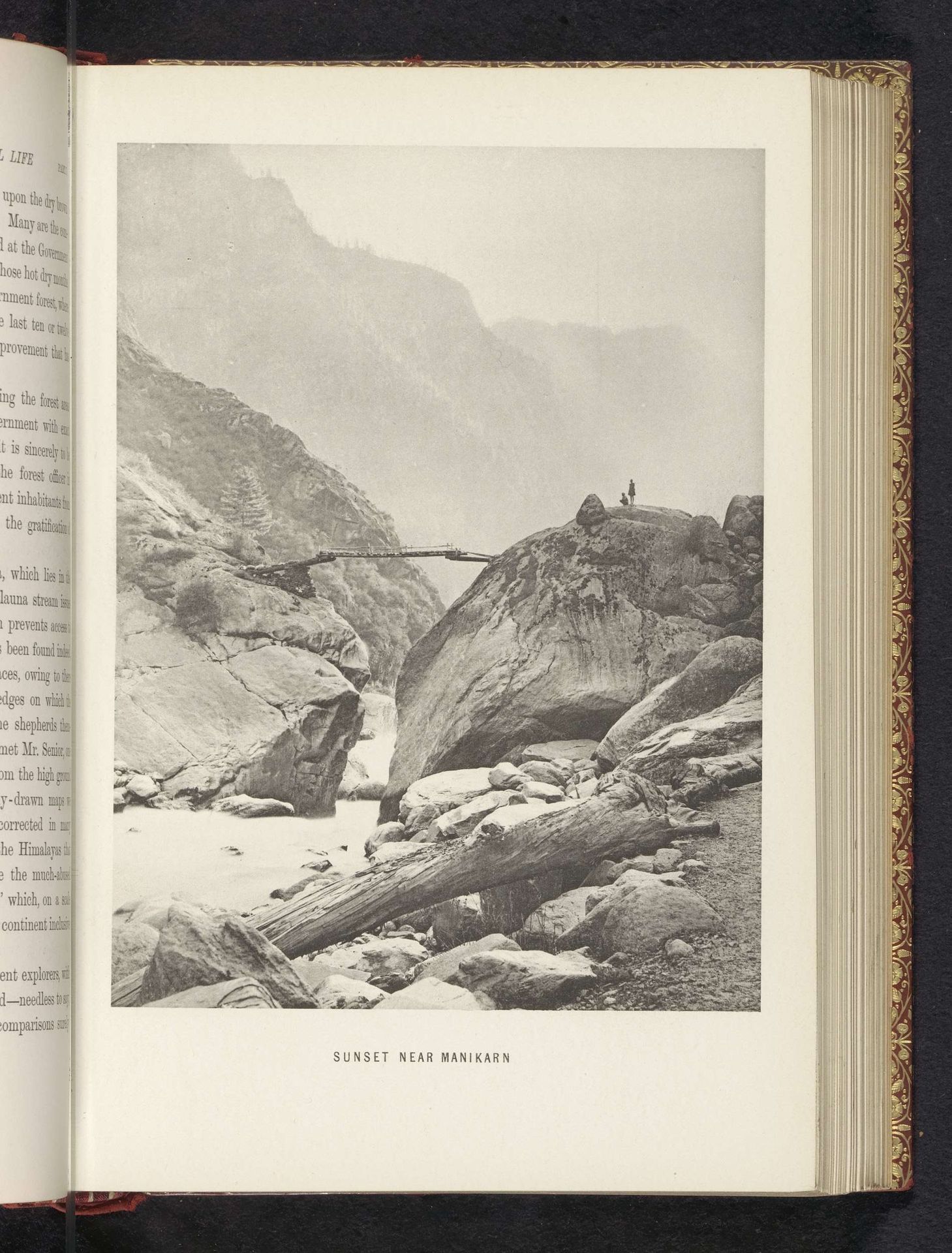 Sunset near Manikarn by Frederick Saint John Gore