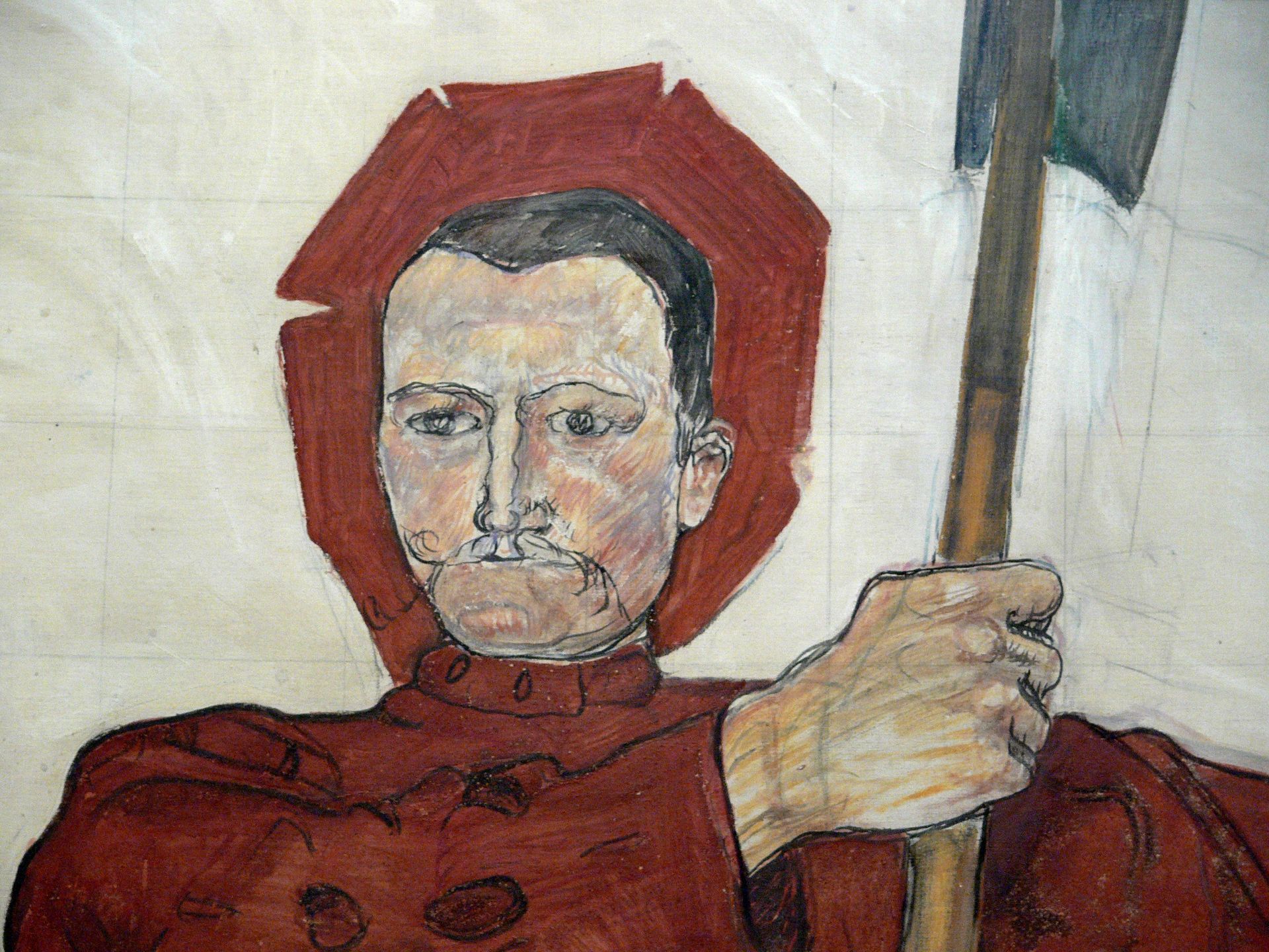 The Halberdier by Ferdinand Hodler