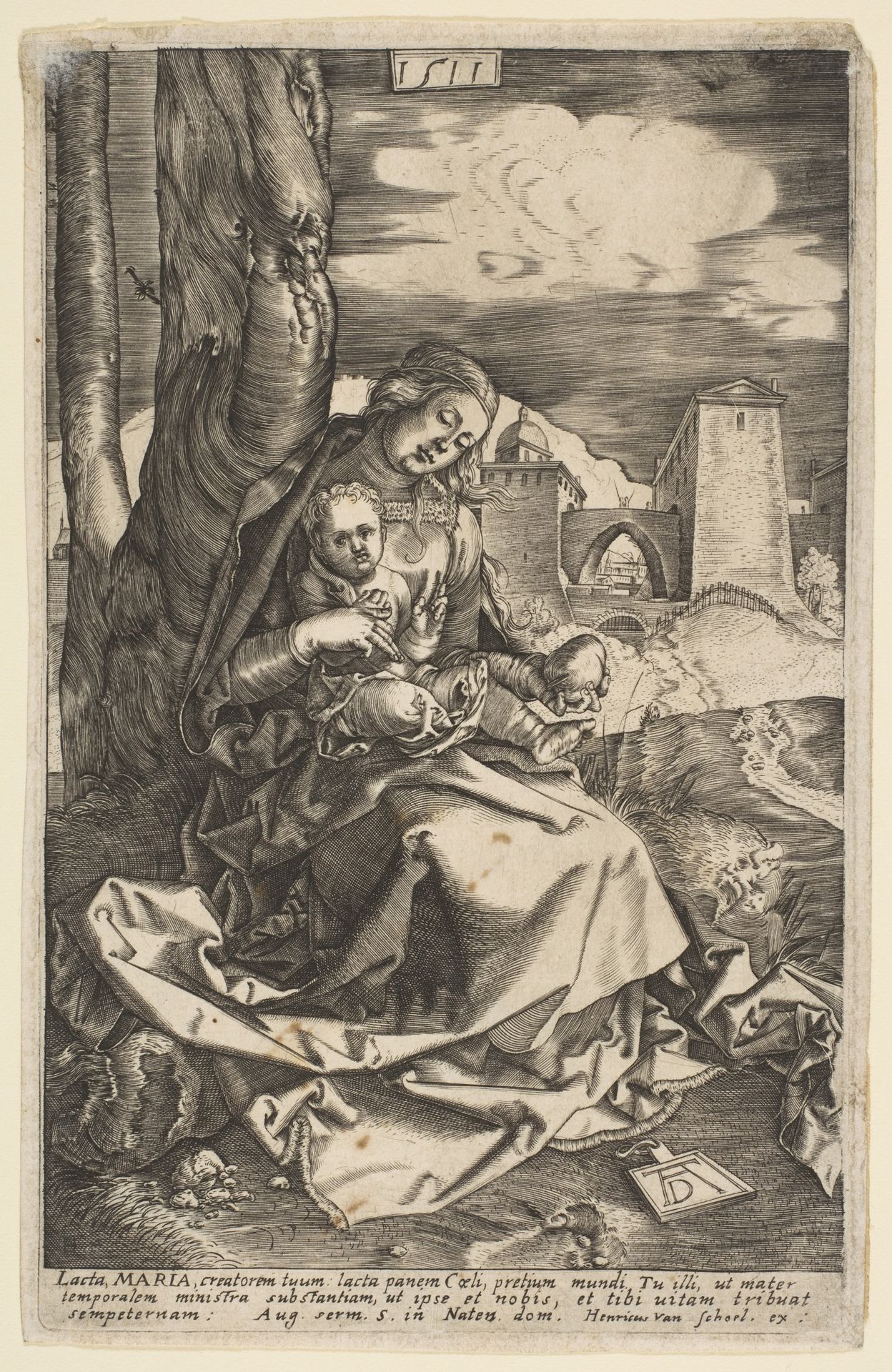 Virgin and Child with a Pear, copy by Albrecht Durer