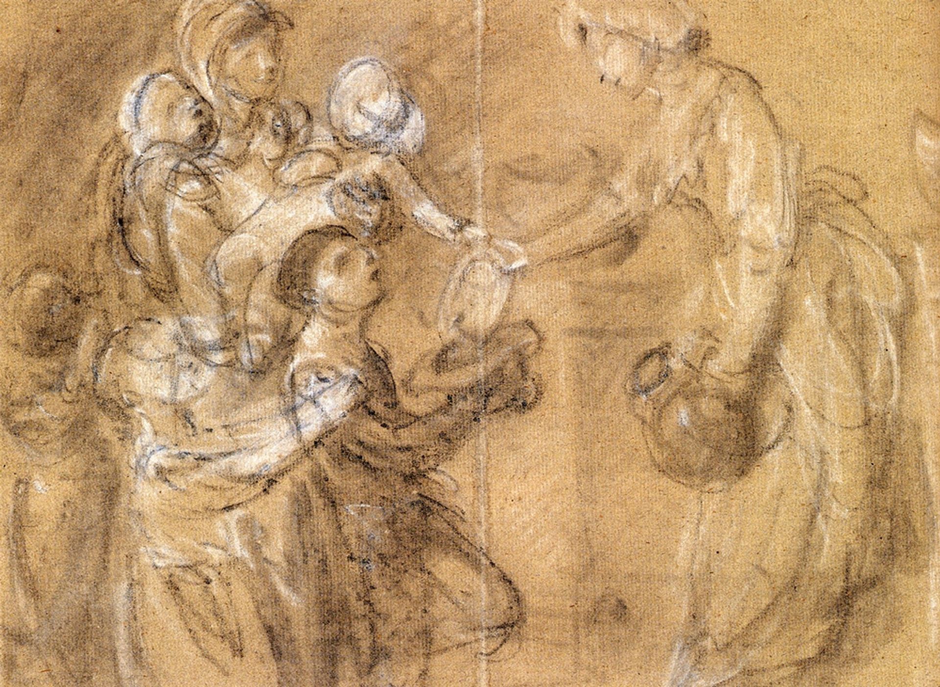 Study For "Charity Relieving Distress" by Thomas Gainsborough