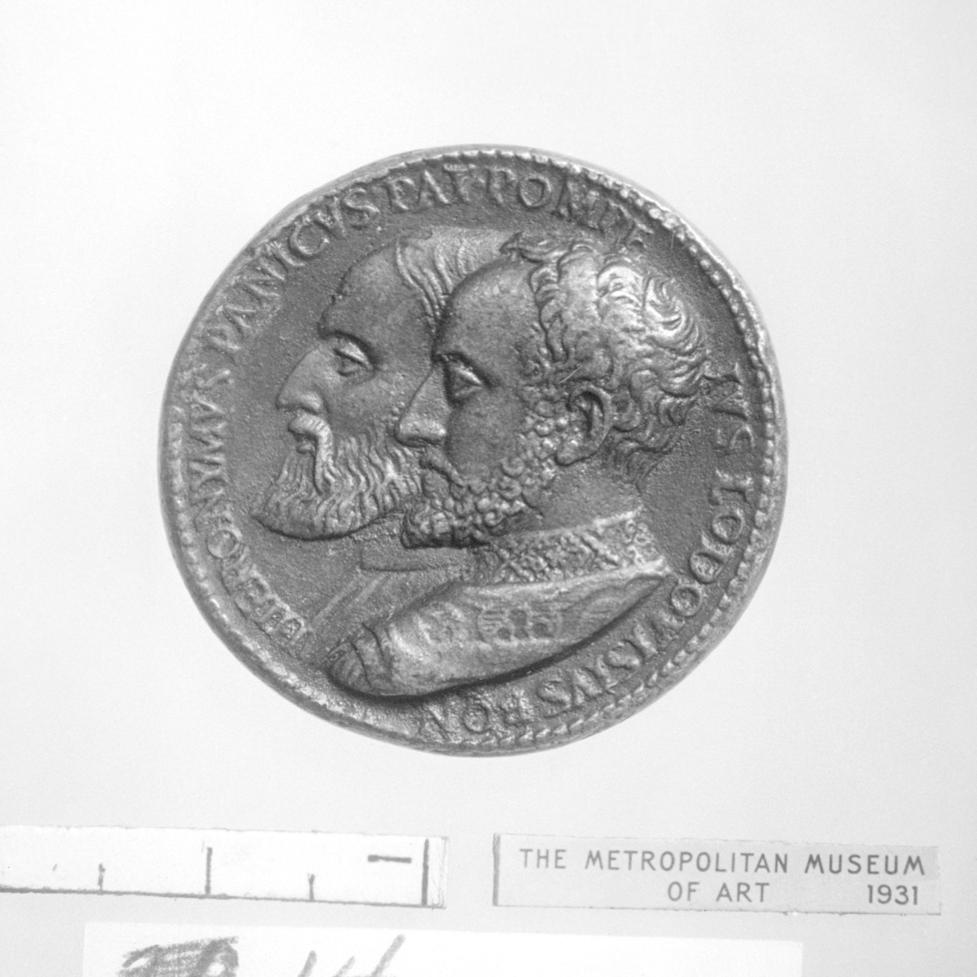 Hieronymus Panicus (d. 1558) and Lodovisius Bon (d. 1565) by Giovanni del Cavino