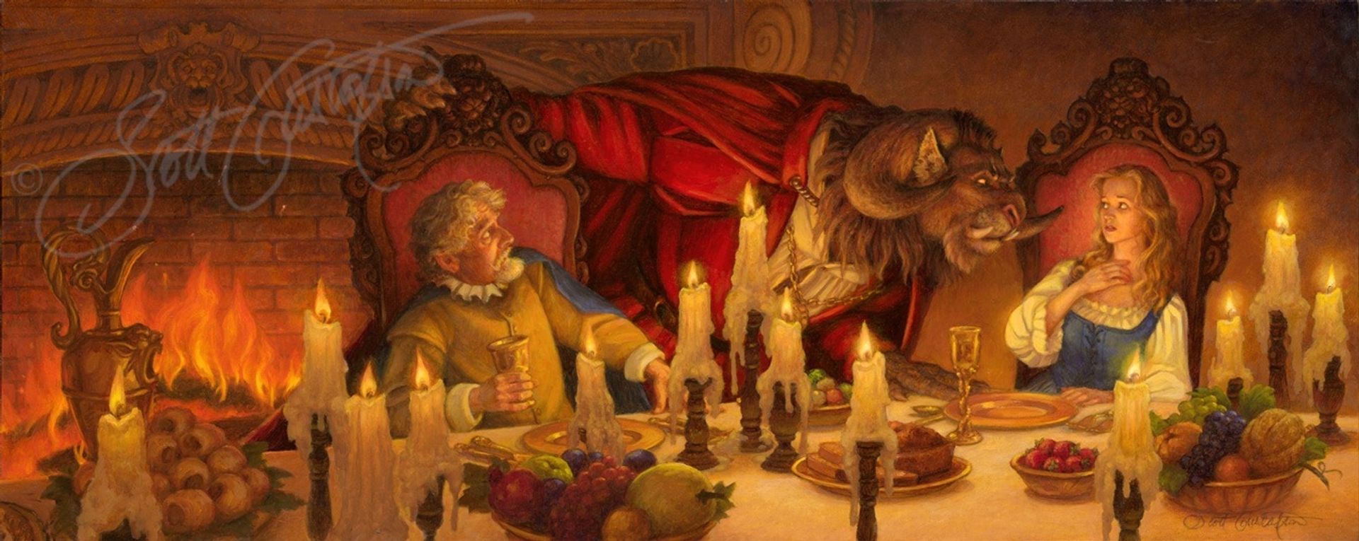 Beauty Meets the Beast by Scott Gustafson