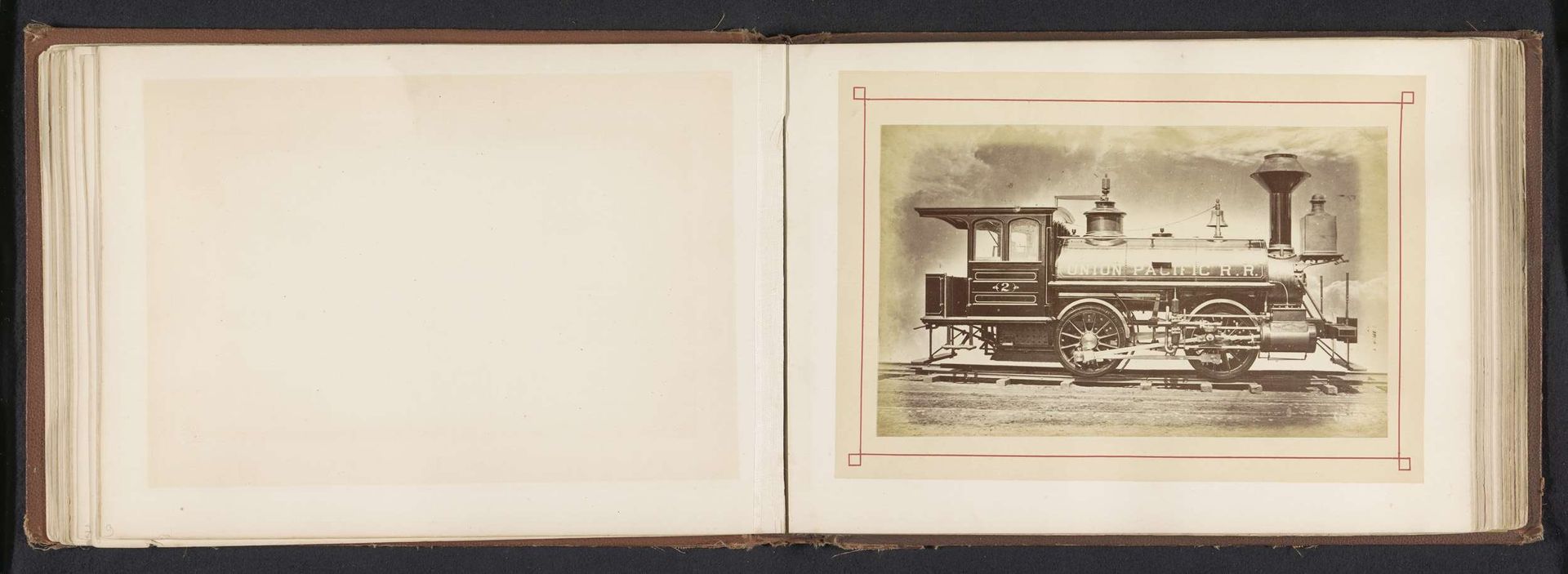 Stoomlocomotief by George Gardner Rockwood