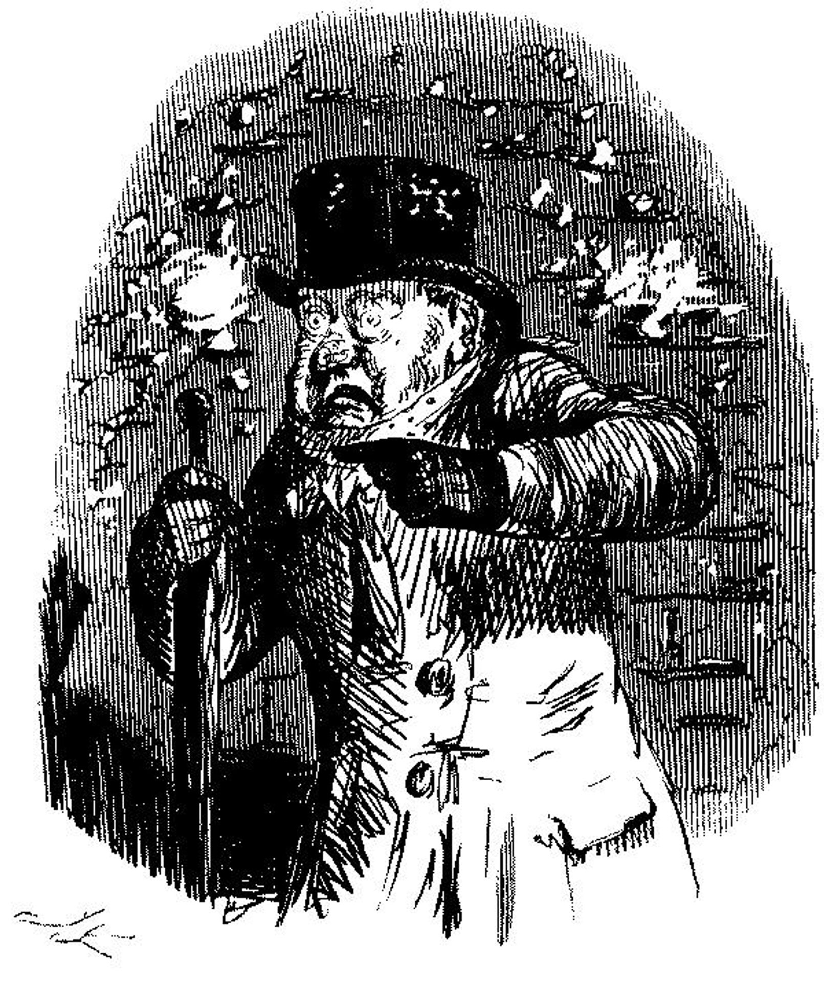 THE SNOW by John Leech