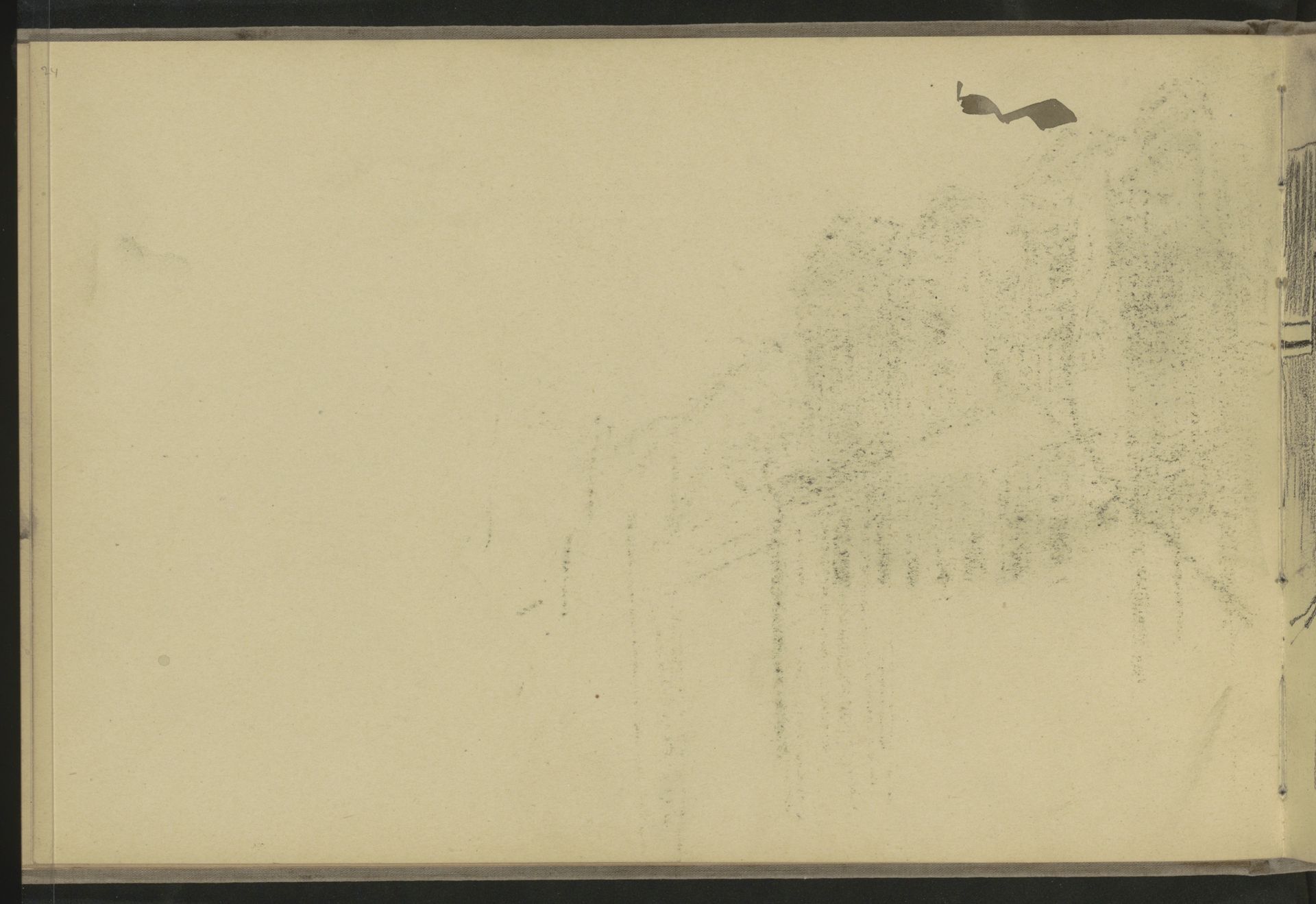 Abklatsch van de krijttekening op pagina 25 by Willem Witsen
