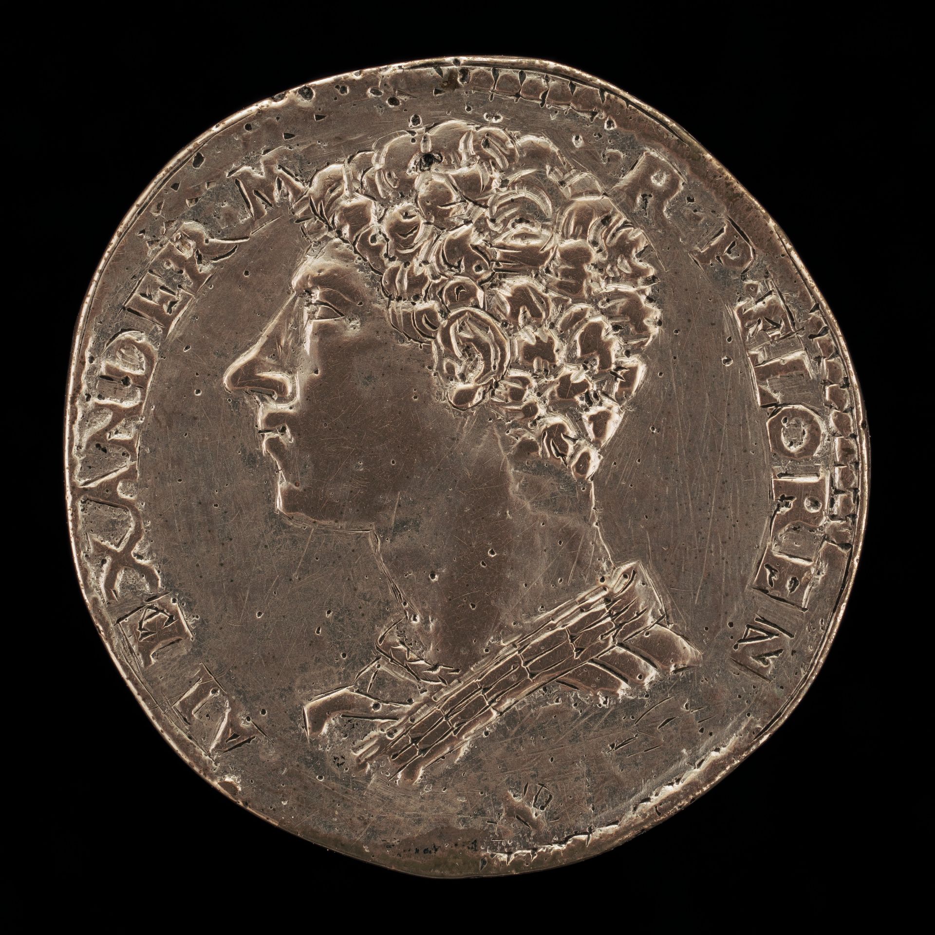 Alessandro de' Medici, 1512-1537, 1st Duke of Florence 1523 [obverse] by Benvenuto Cellini