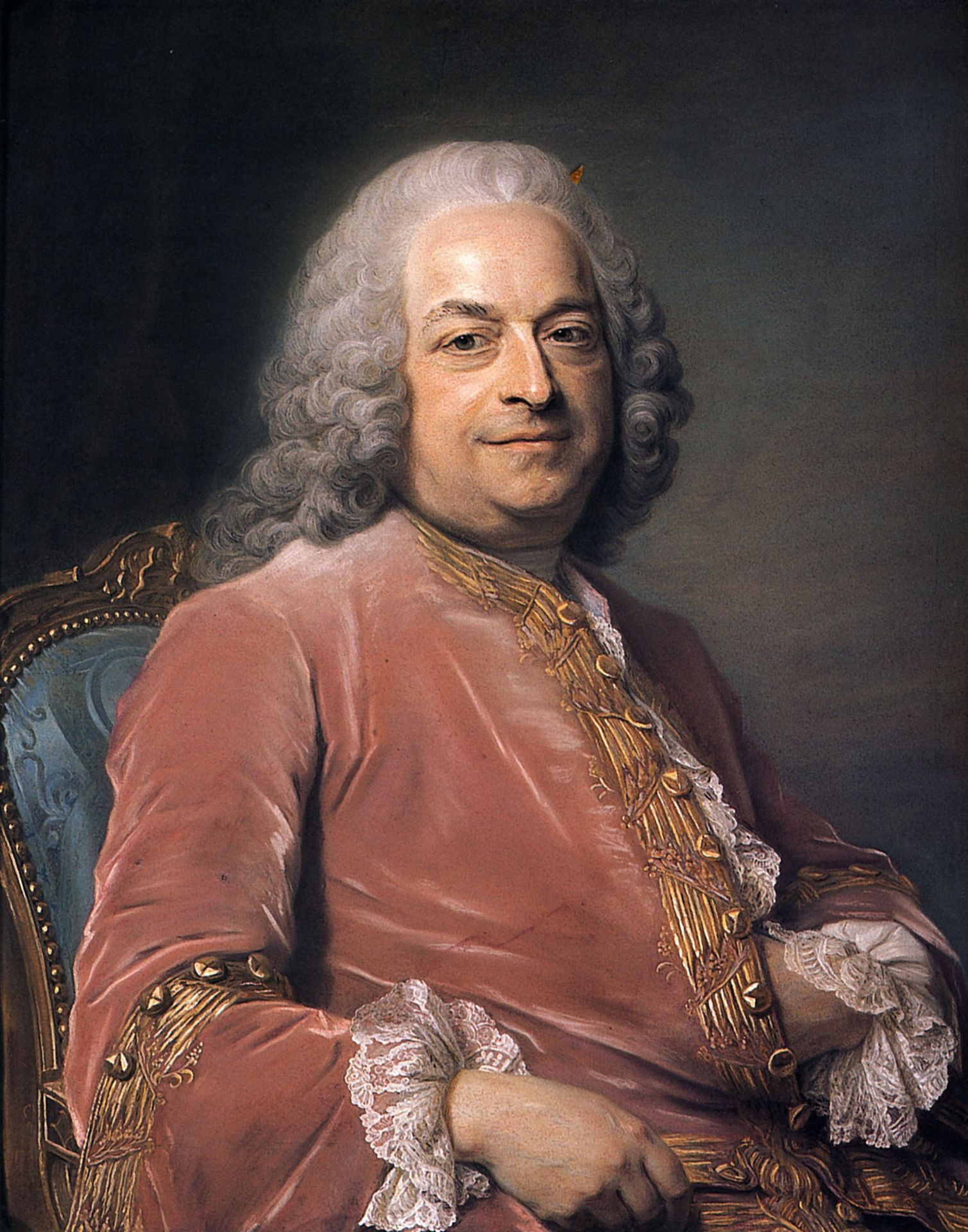 Antoine Gaspard Grimold de la Reyniere by Maurice Quentin de La Tour
