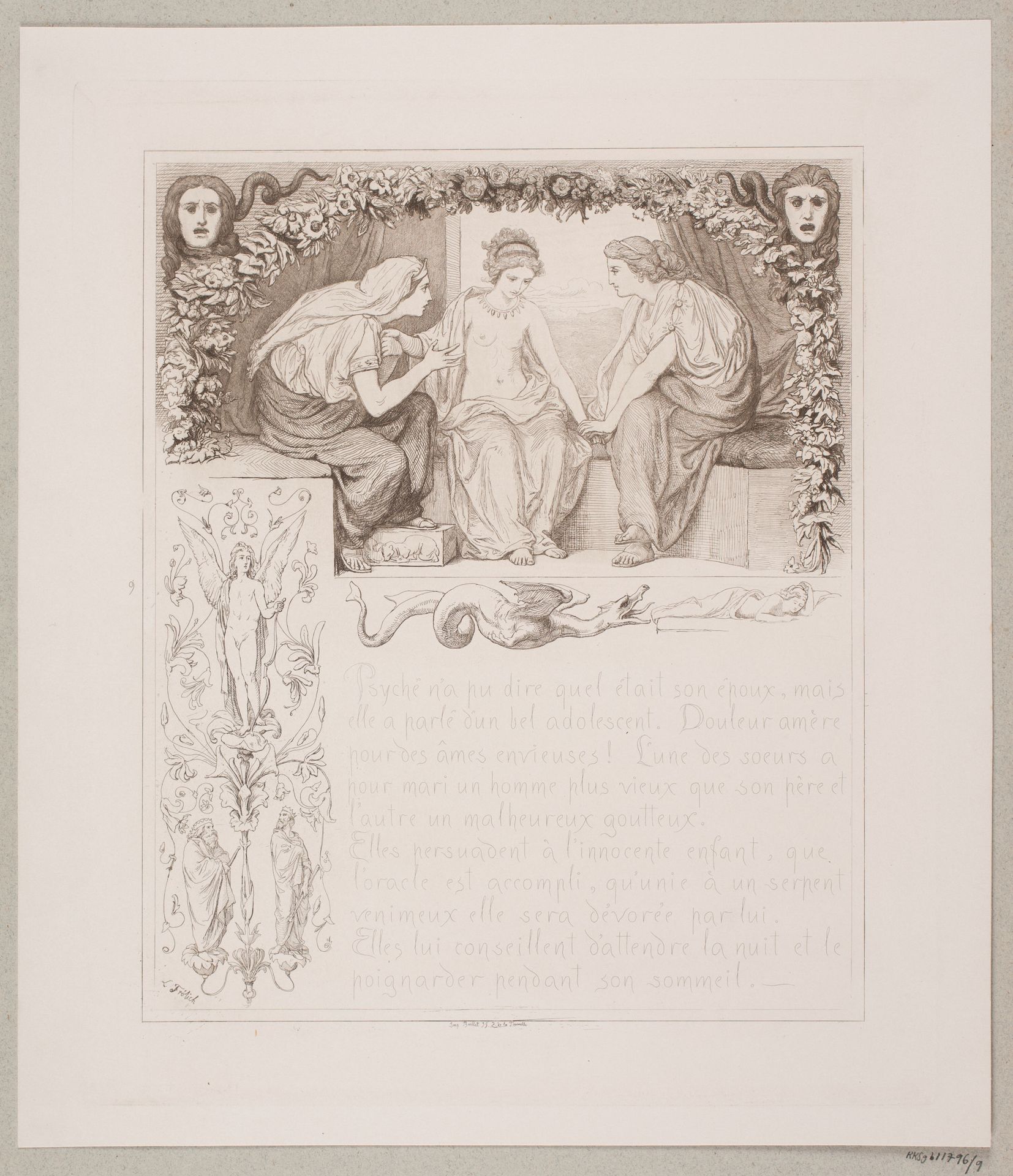 Illustration nr. 8 til "L`Amour et Psyché" by Lorenz Frølich
