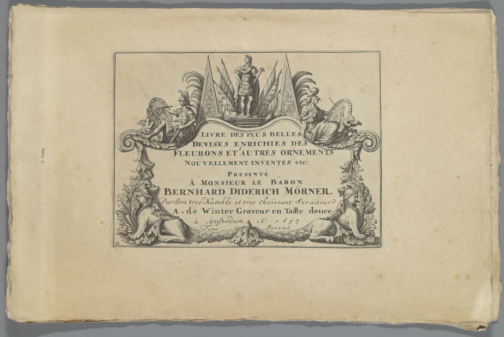 Titelprent by Anthonie de Winter