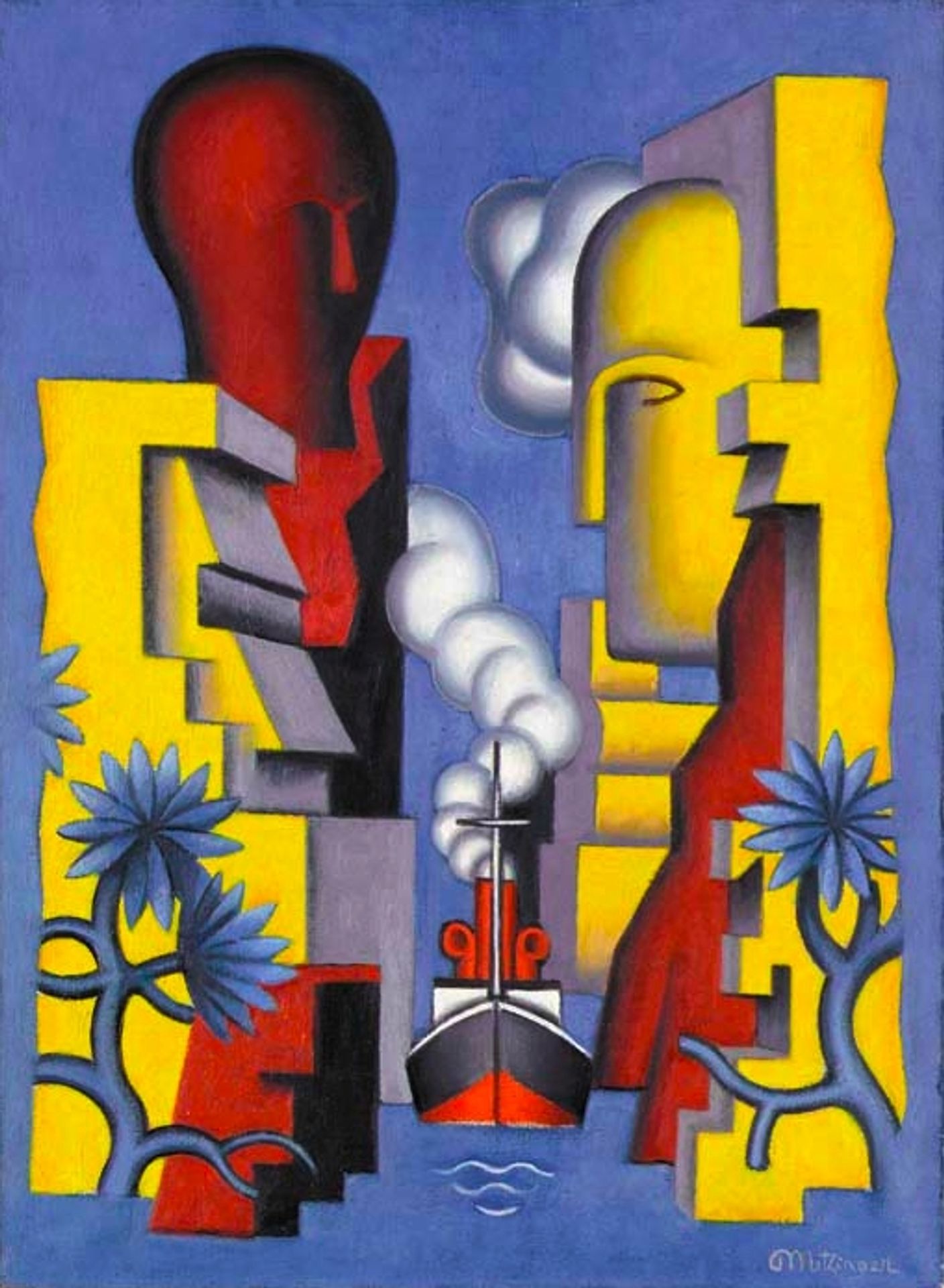 L'Isthme de Corinthe by Jean Metzinger