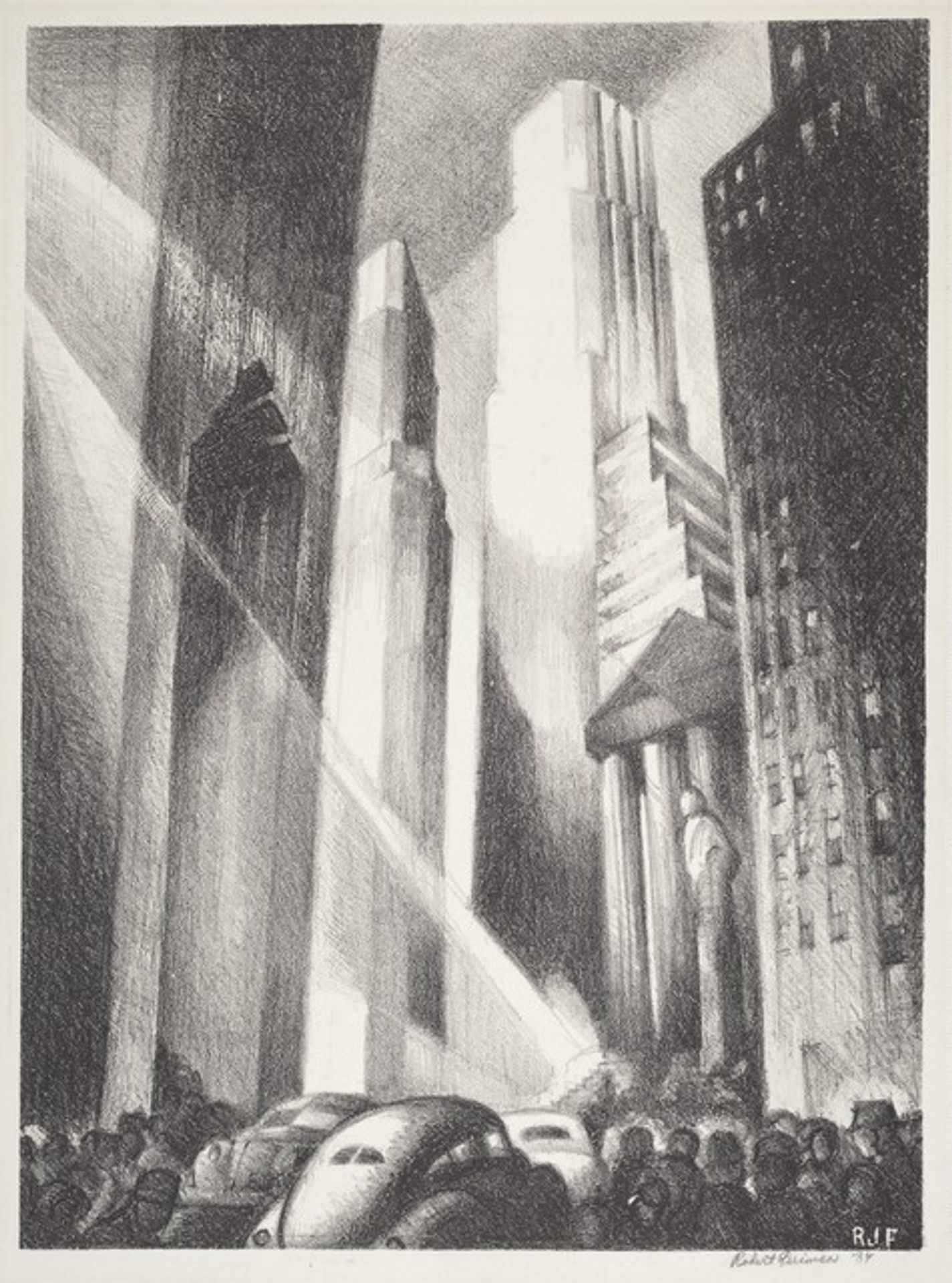 Untitled (Manhattan Scene) by Robert J. Freiman