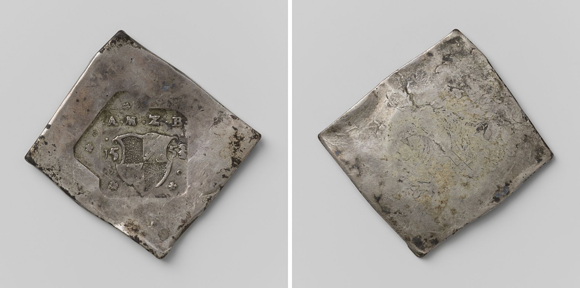 Taler, noodmunt voor het leger van markgraaf Albert van Brandenburg-Kulmbach, kort na het Verdrag van Passau geslagen, mogelijk tijdens de belegering van Schweinfurt. by Anonymous