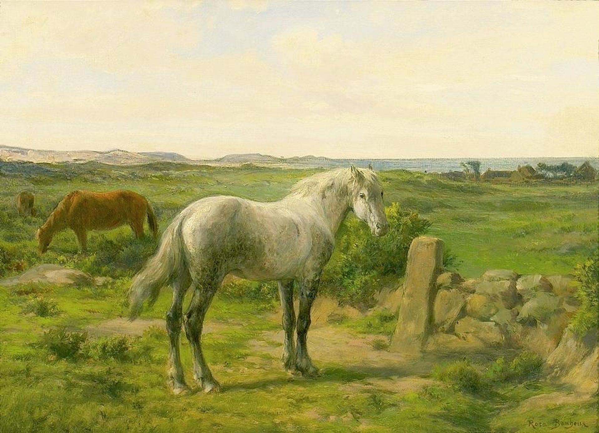 Horses near the Seaside by Rosa Bonheur