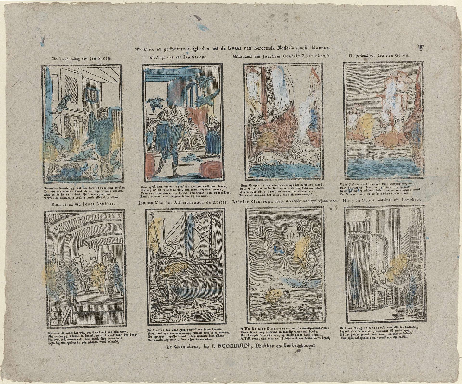 Trekken en gedenkwaardigheden uit de levens van beroemde Nederlandsche mannen by Alexander Cranendoncq