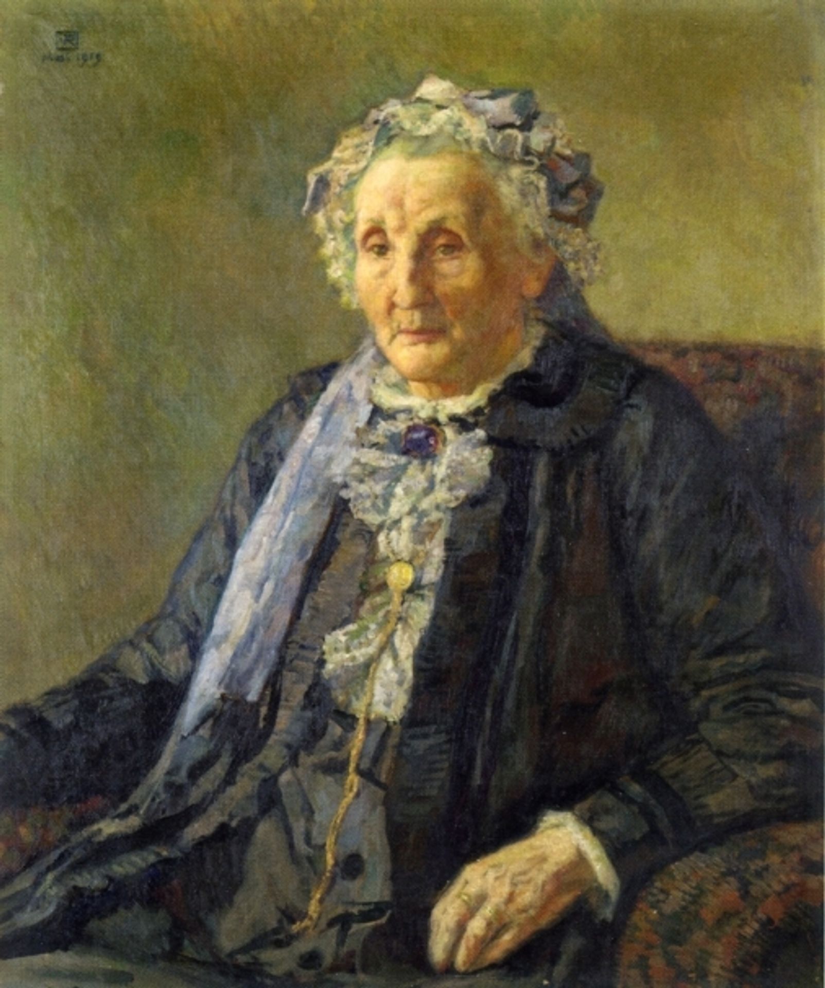 Portrait of Madame Monnon by Theo van Rysselberghe