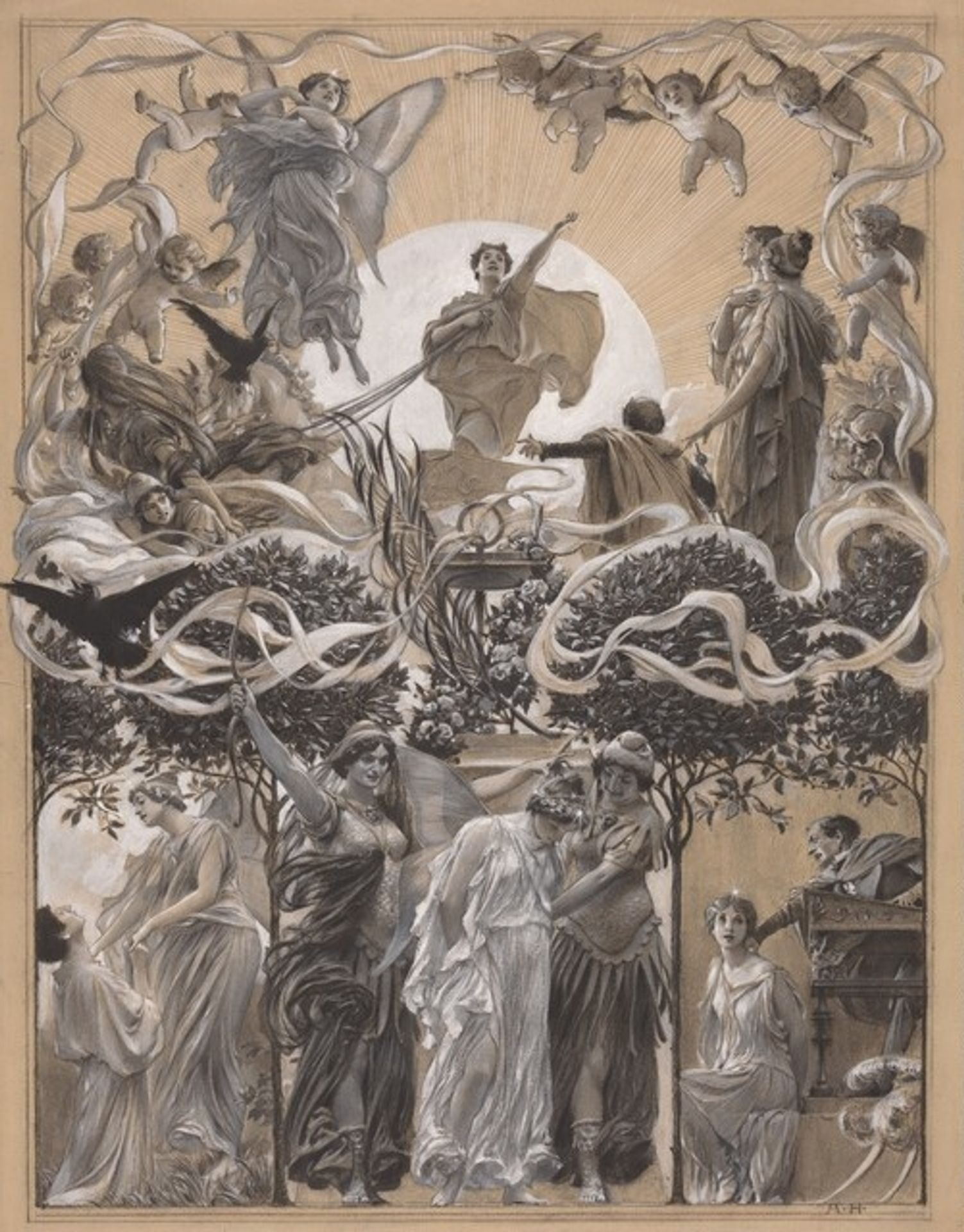 The Triumph of Apollo by Adolf Hirémy-Hirschl