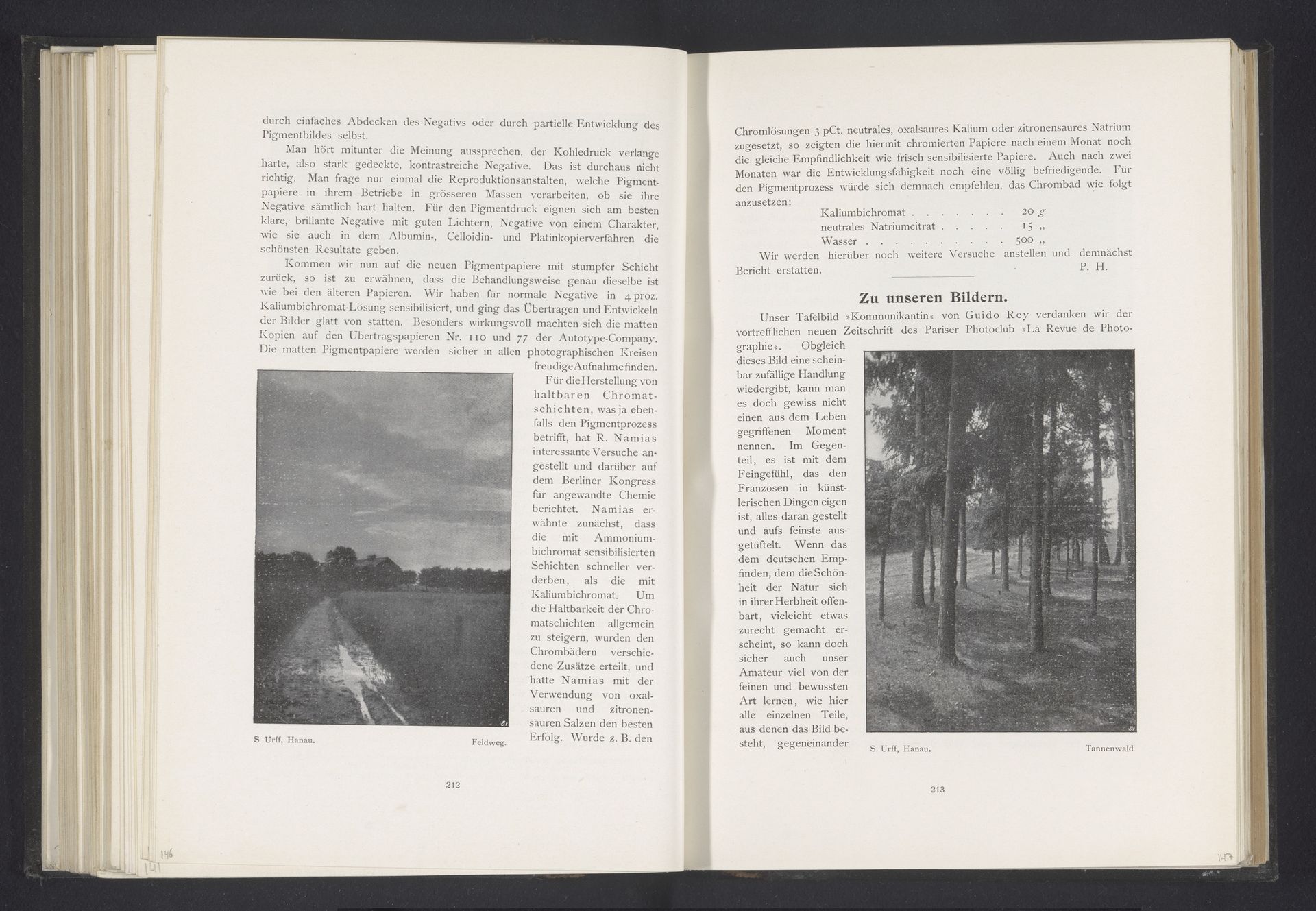 landschap met veldweg by S. Urff