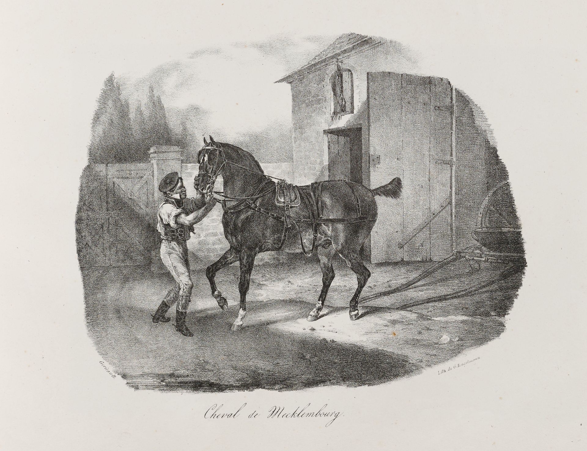 Cheval de Mecklembourg by Théodore Géricault