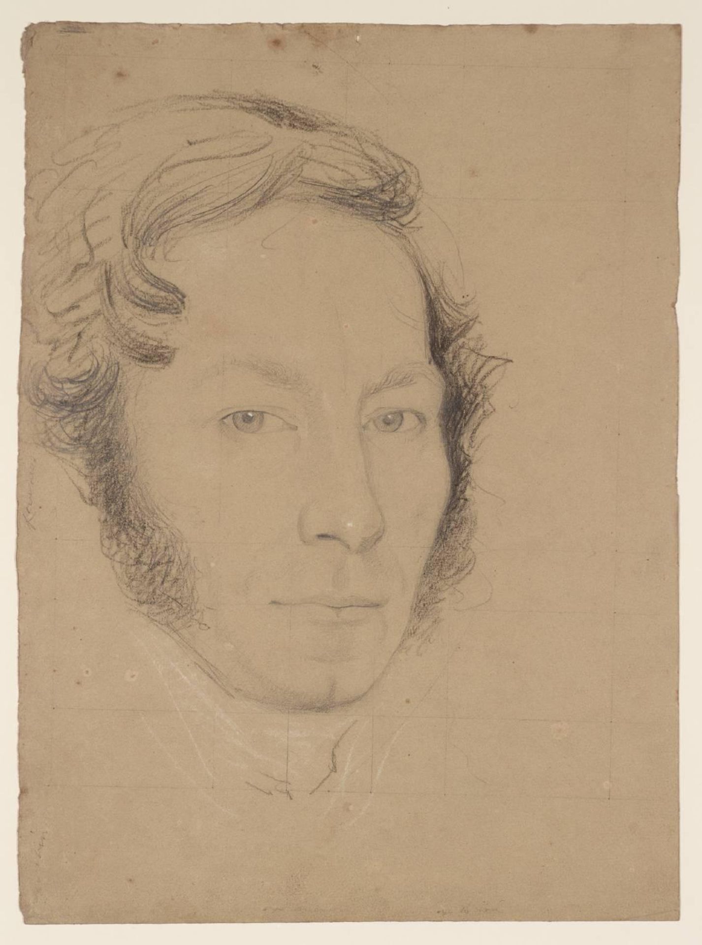 Lyttelton. Head of Man, Nearly Full Face by  Samuel Laurence