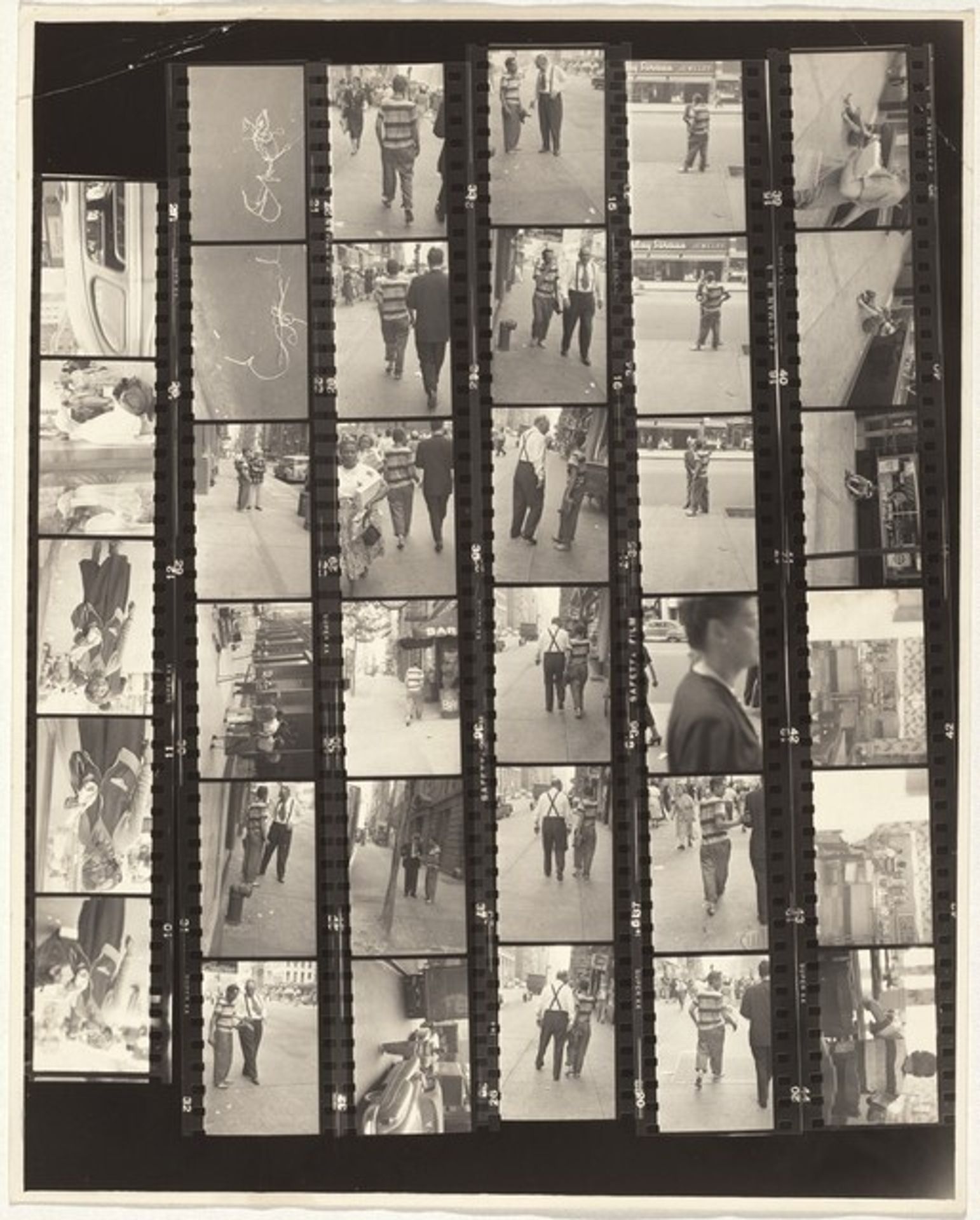 Panhandler--Early New York City no number by Robert Frank