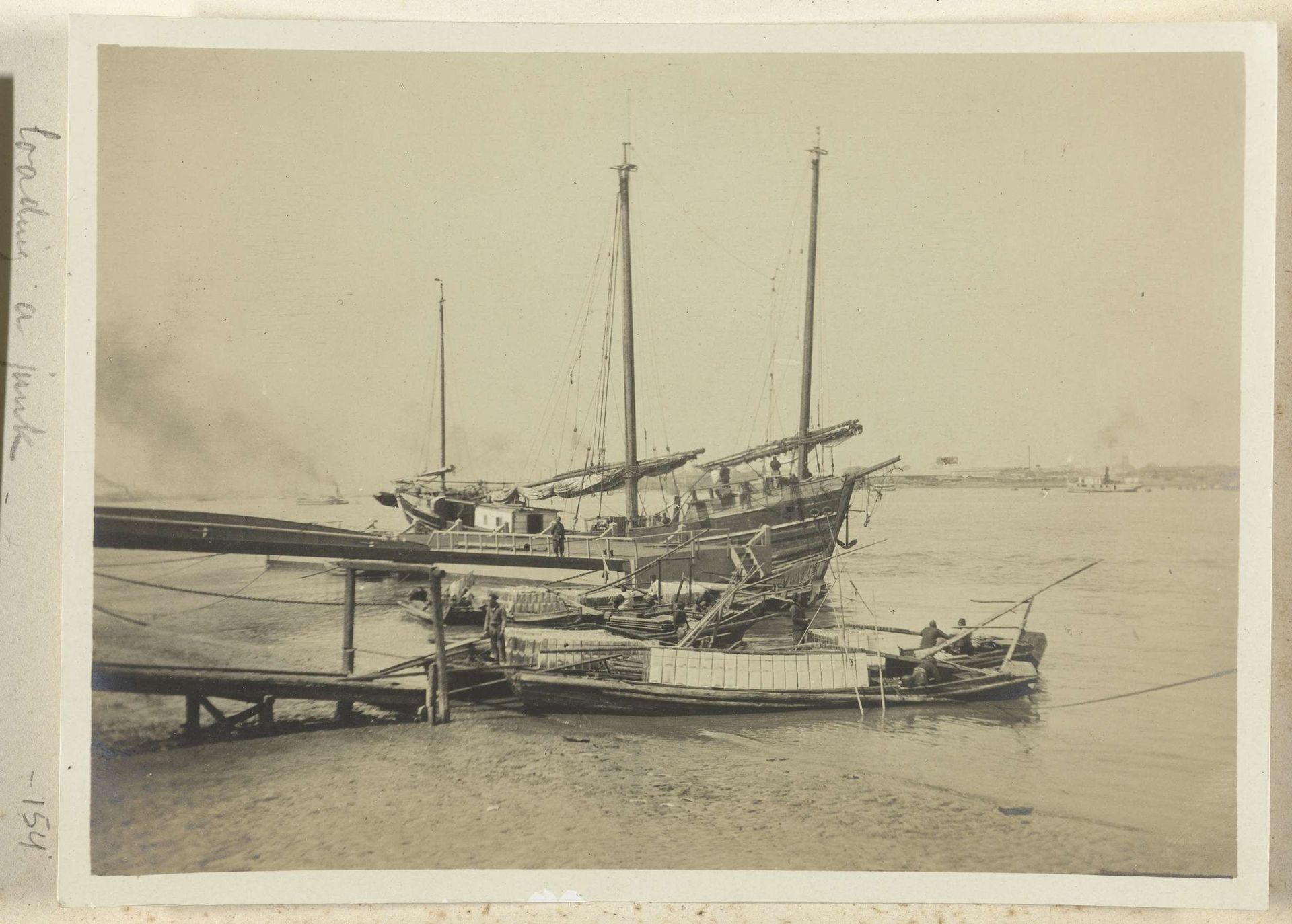 Loading a junk by Geldolph Adriaan Kessler