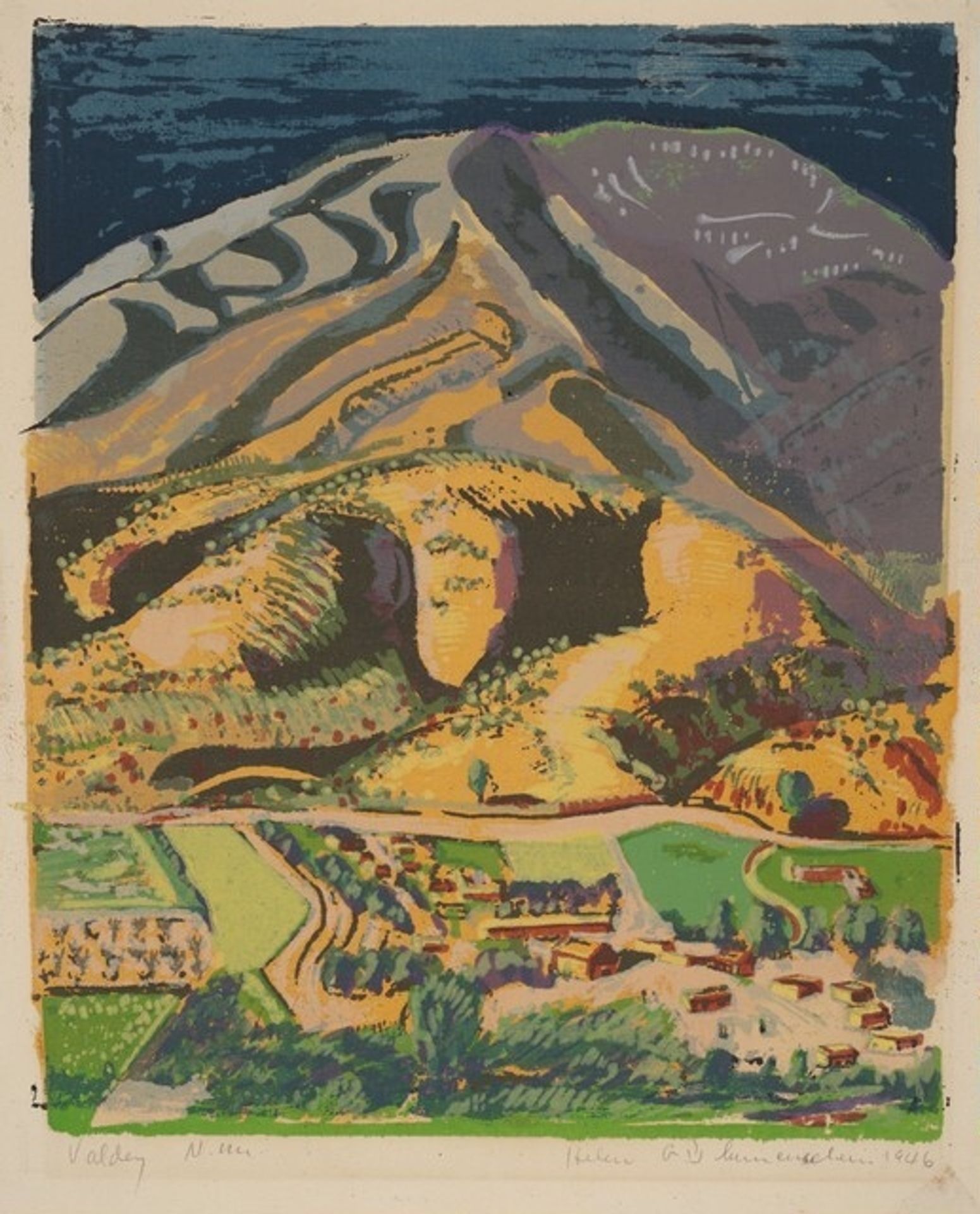Valdez, New Mexico by Helen Green Blumenschein