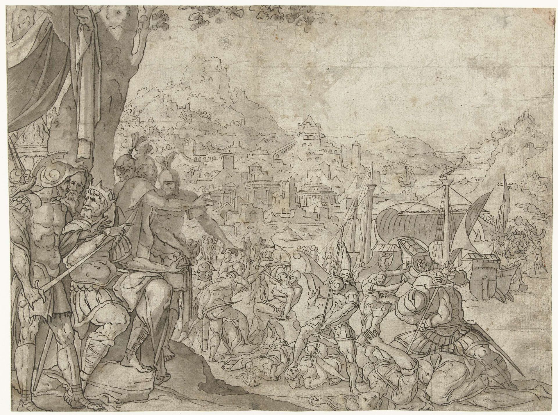 Martelaarschap van de heilige Ursula en de elfduizend maagden by Anonymous