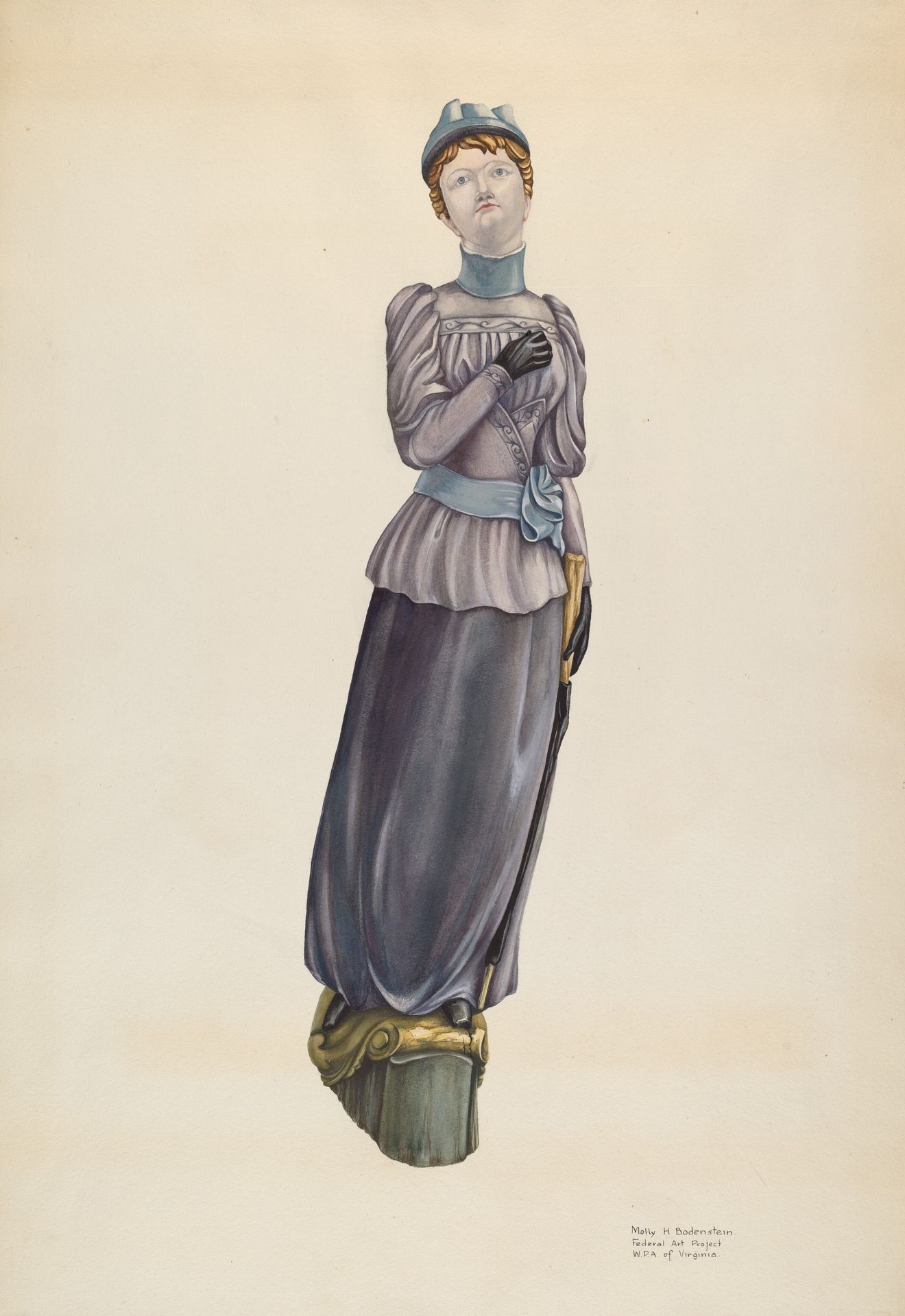 "Victorian Lady" Figurehead by Molly Bodenstein