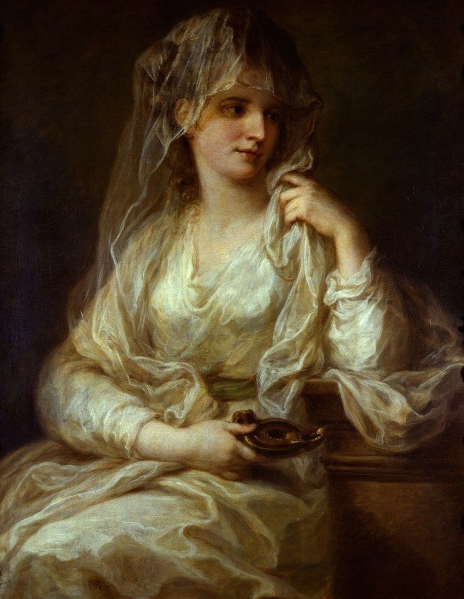Portrait Of A Lady As A Vestal Virgin - Angelica Kauffmann | Artera |  AskArtera