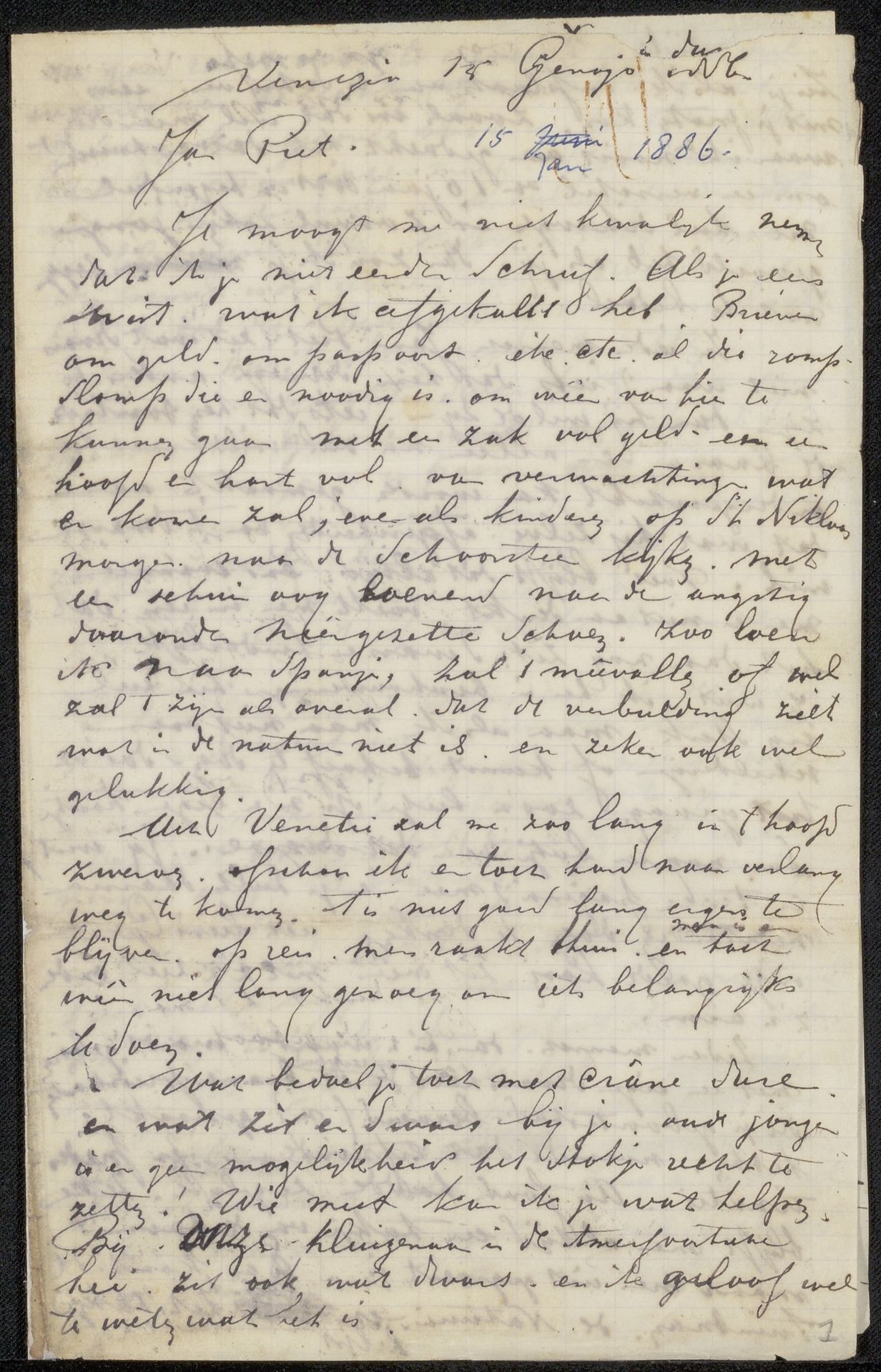 Brief aan Jan Veth by Jac van Looij