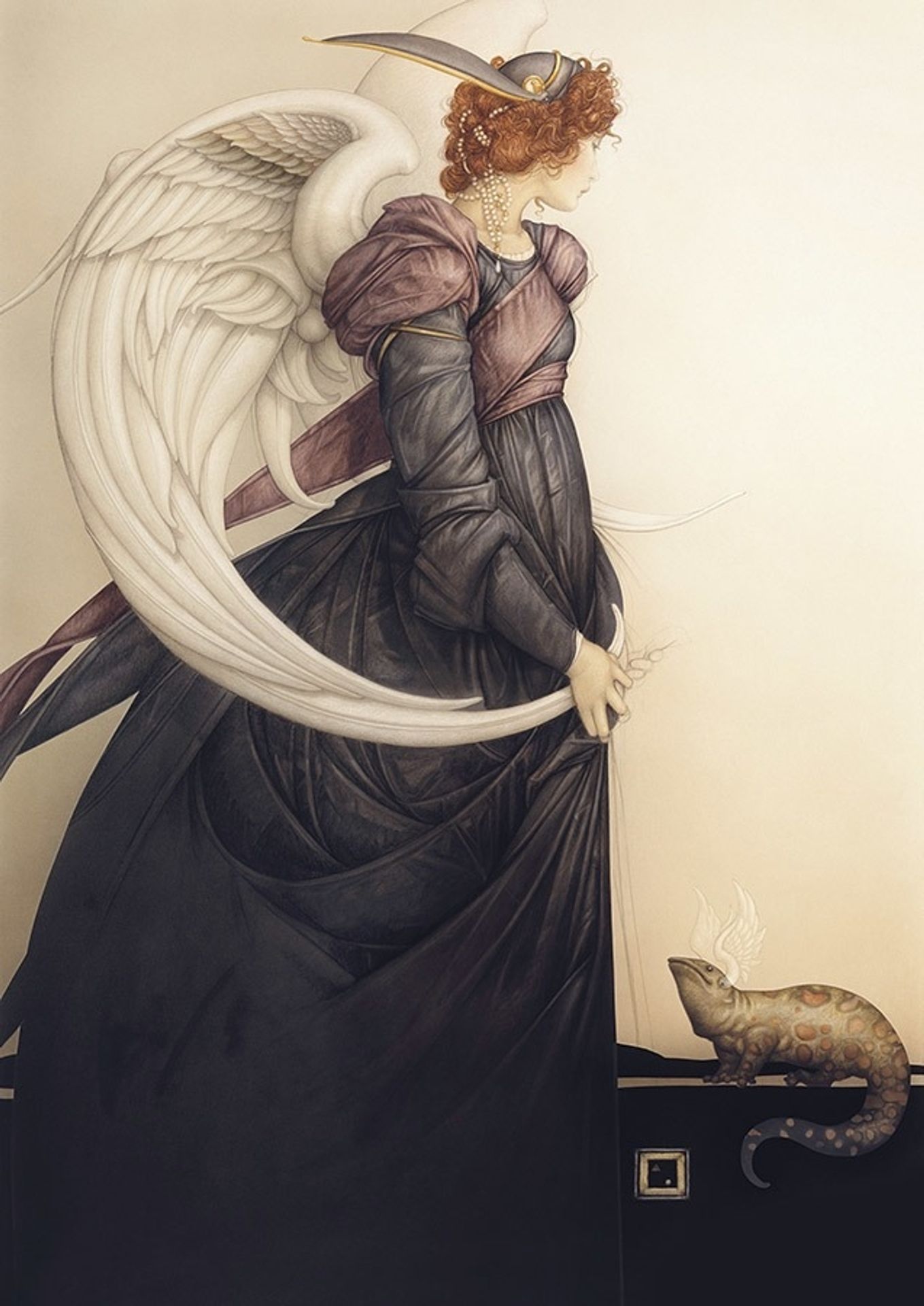 Golden Salamander by Michael Parkes