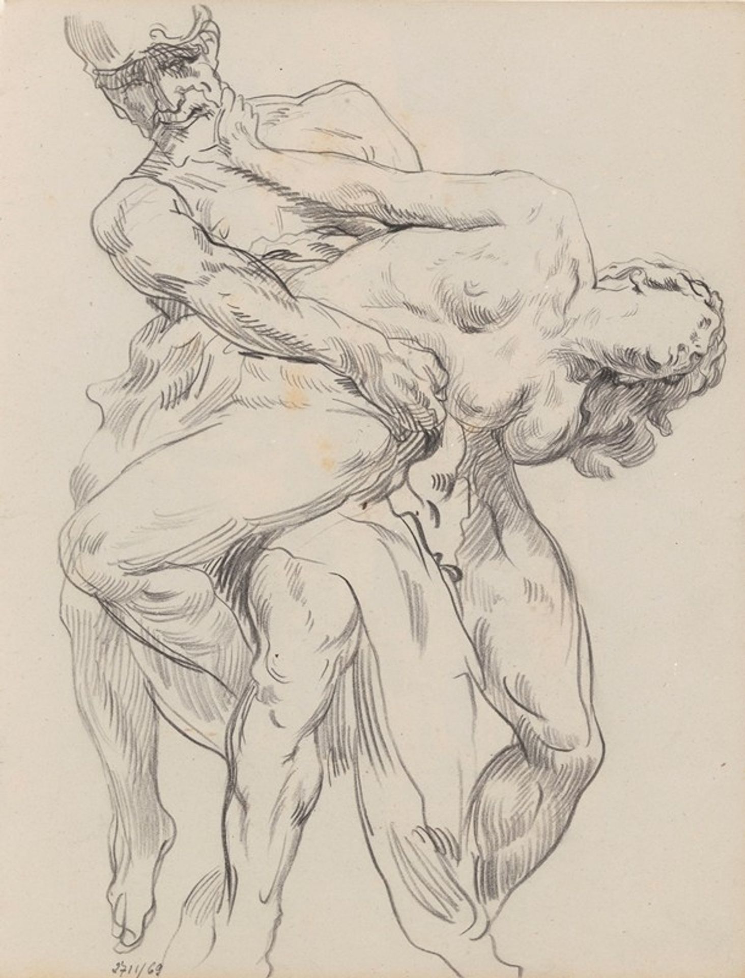 The Rape of the Sabine Women by James Ensor