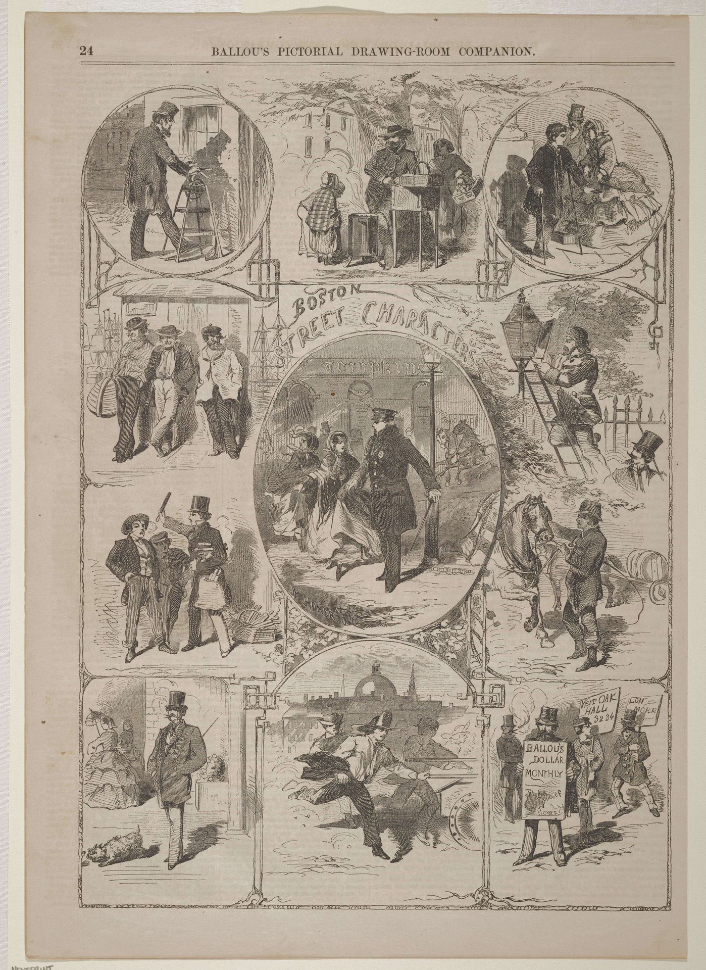 Boston Street Characters by Winslow Homer
