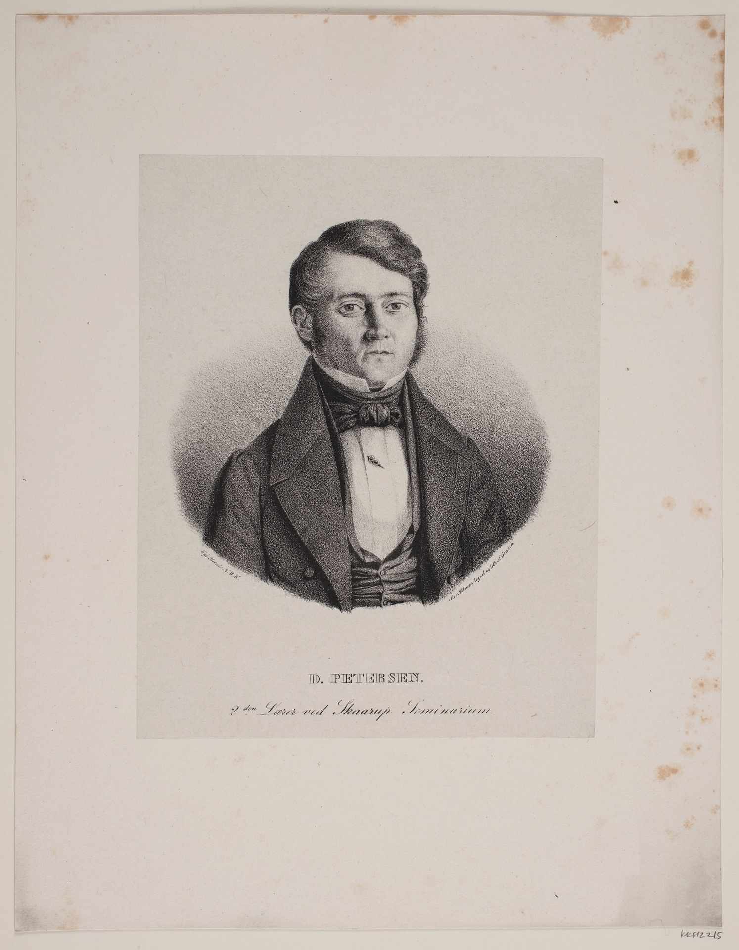 Ditlev Petersen by Johann Martin Graack
