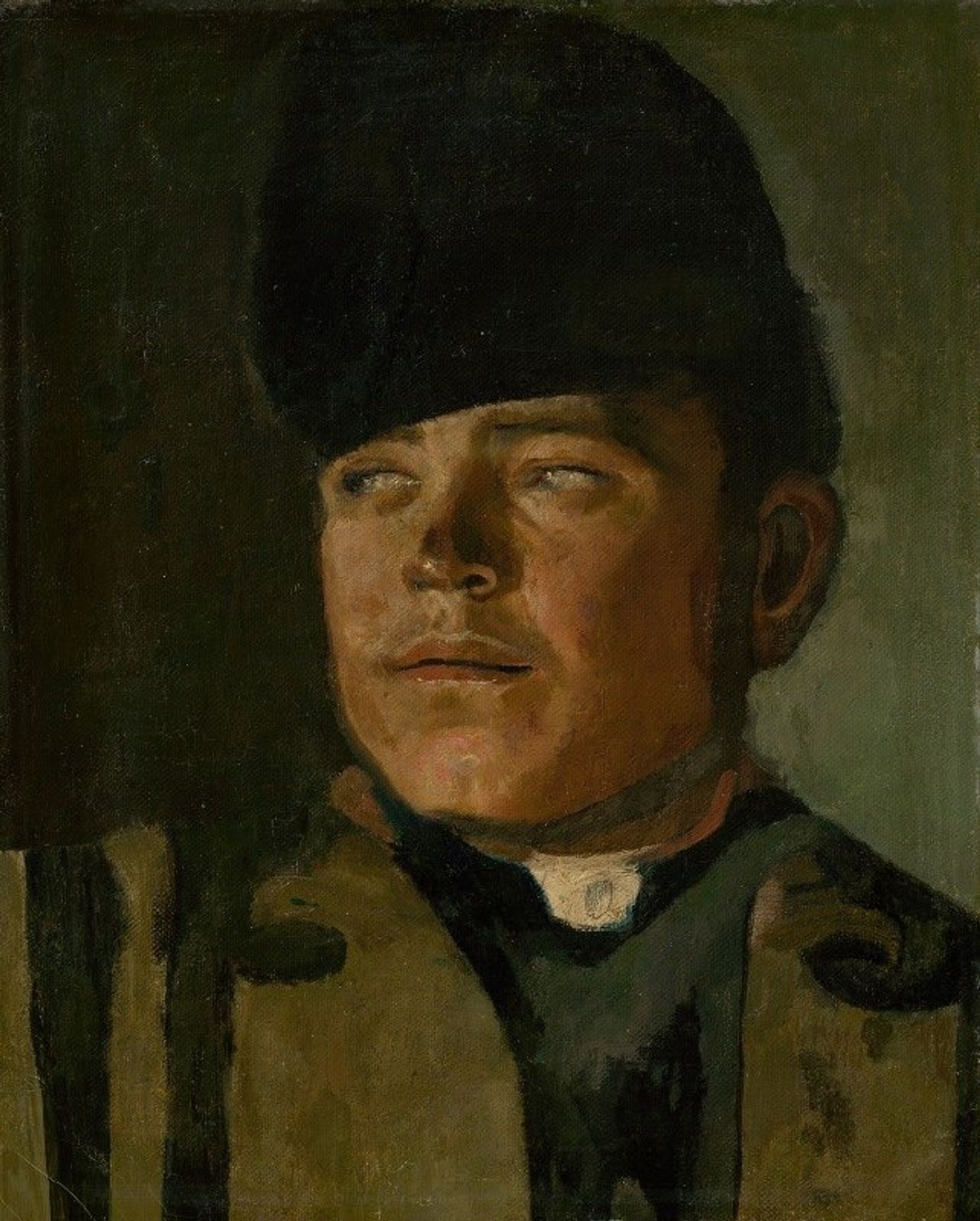 Groom in a Fur Cap by Ladislav Mednyánszky
