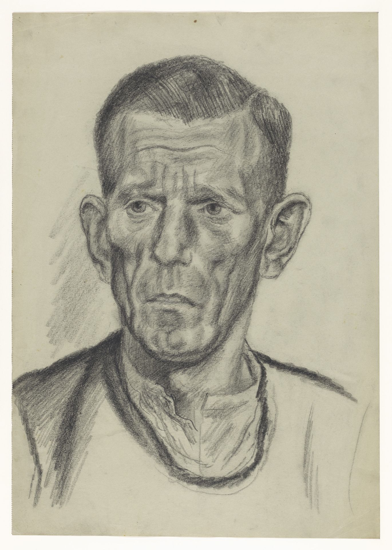 Portret van een oudere onbekende man by Henk Henriët