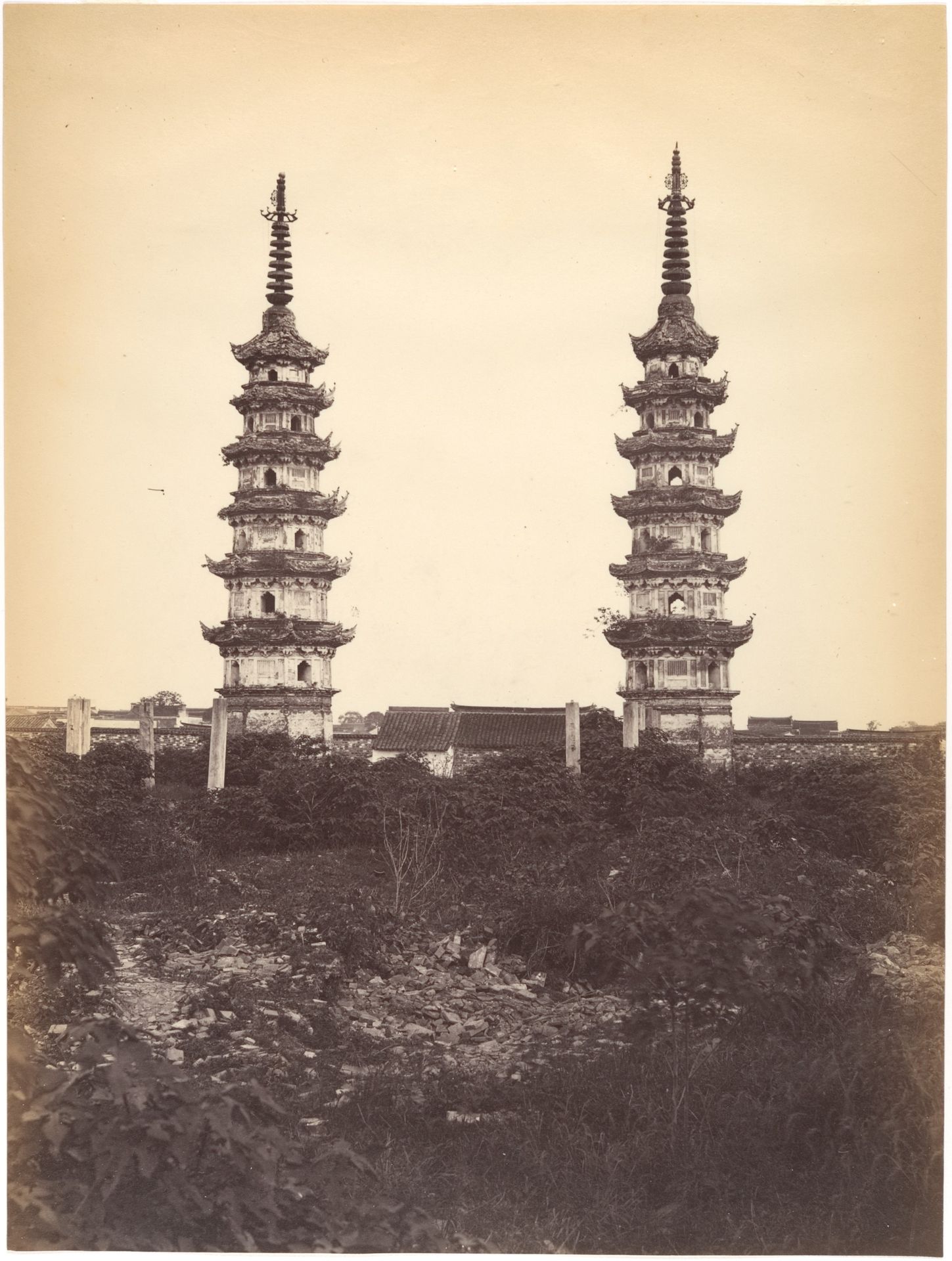 Twin Pagodas at Foochow by John Thomson