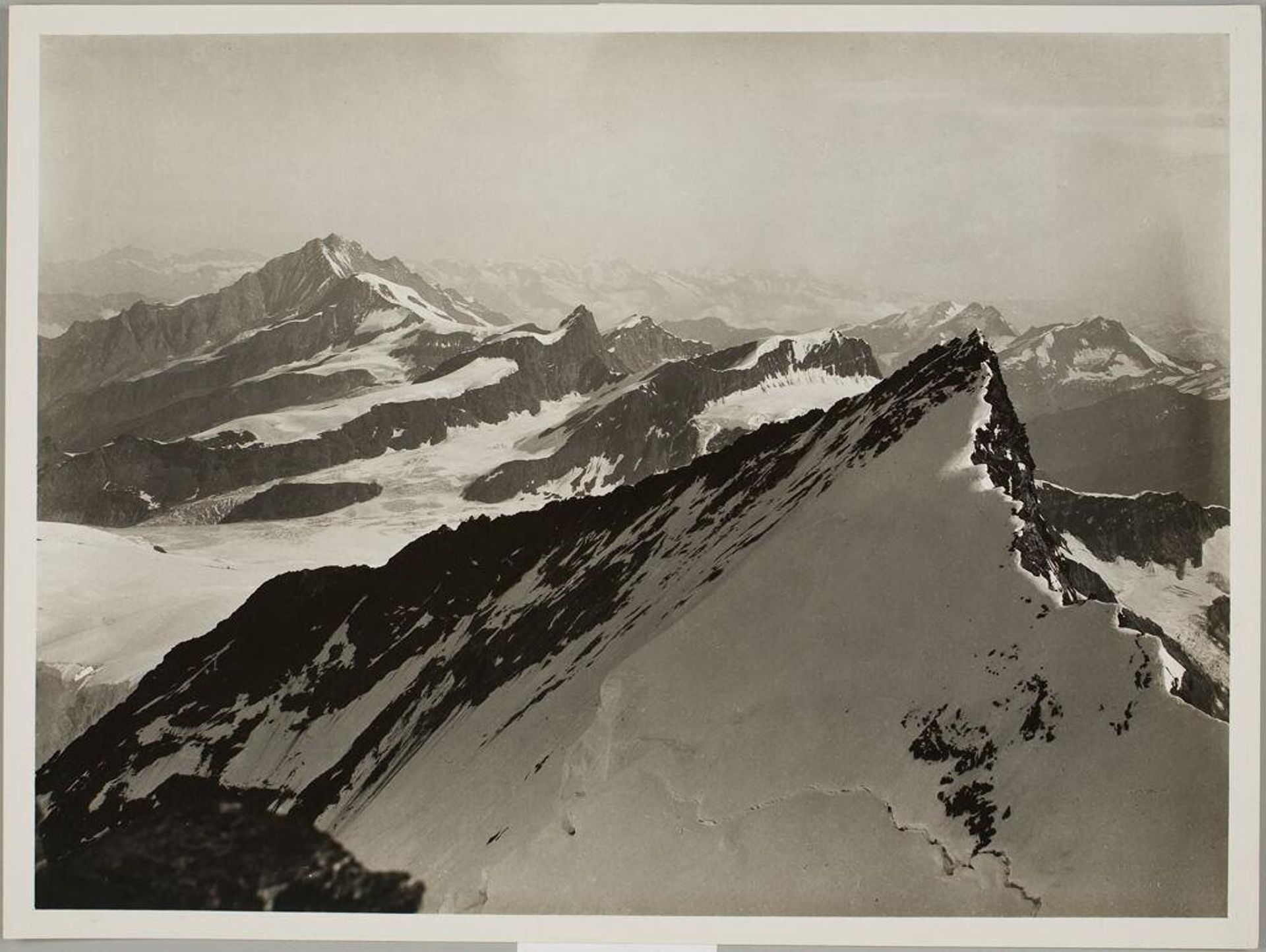 View from Mt. Rosa, High Alps by Vittorio Sella
